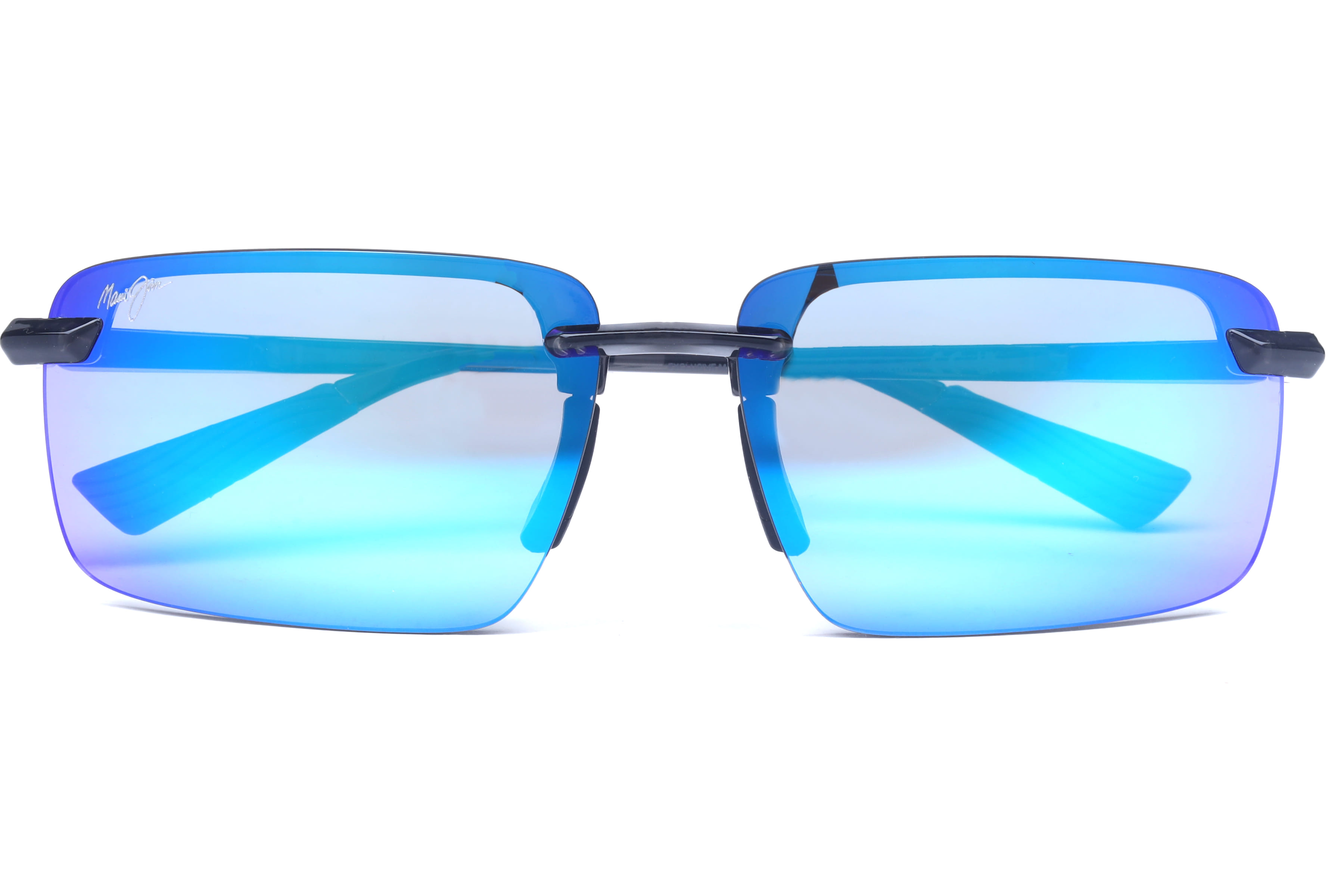 Maui Jim MJ 626 Sunglass Transparent Grey Male RimLess Shell Sunglass — Transparent Grey frame — view 4