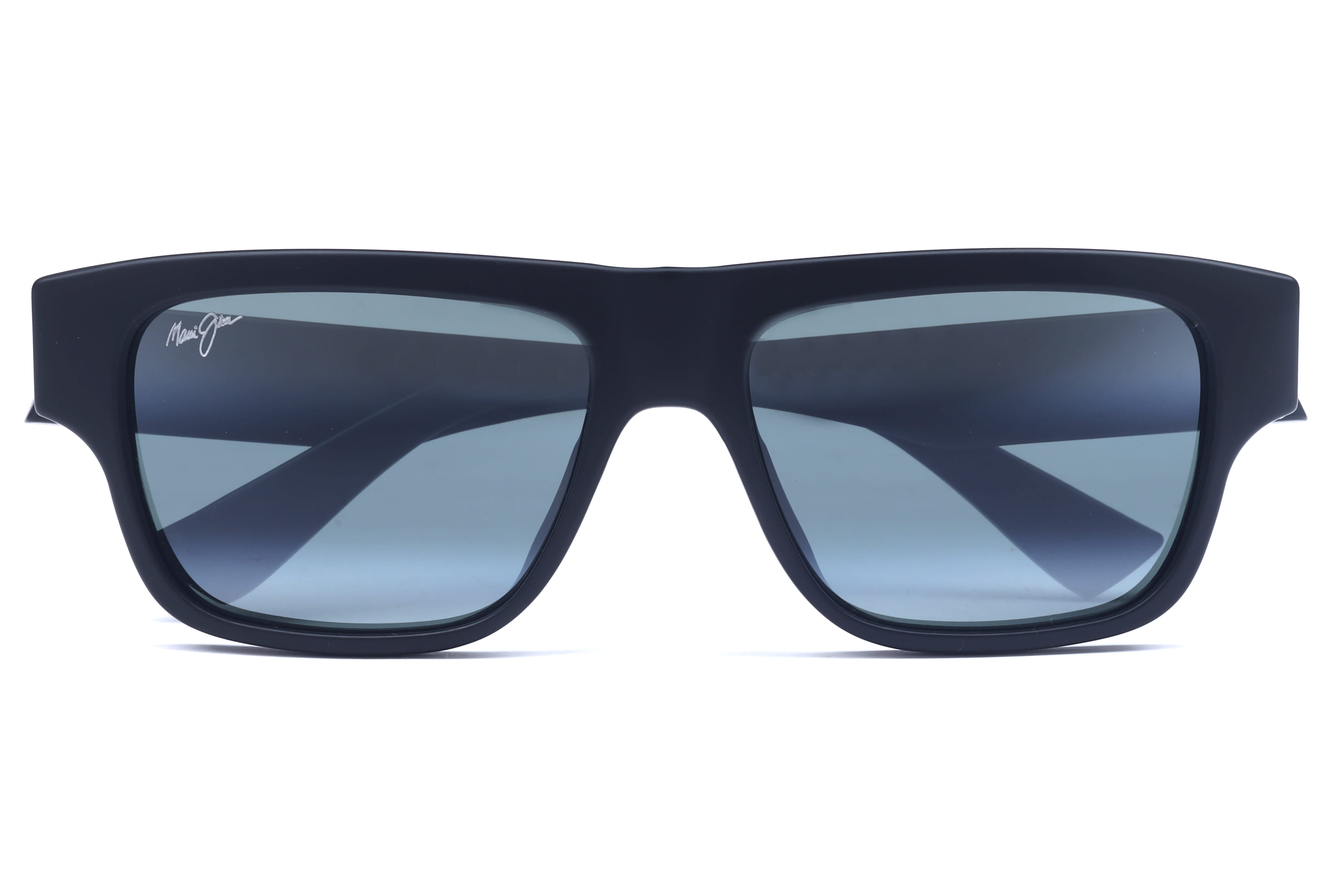 Maui Jim MJ 638 Sunglass Matt Black Male Full Shell Sunglass — Matt Black frame — view 3