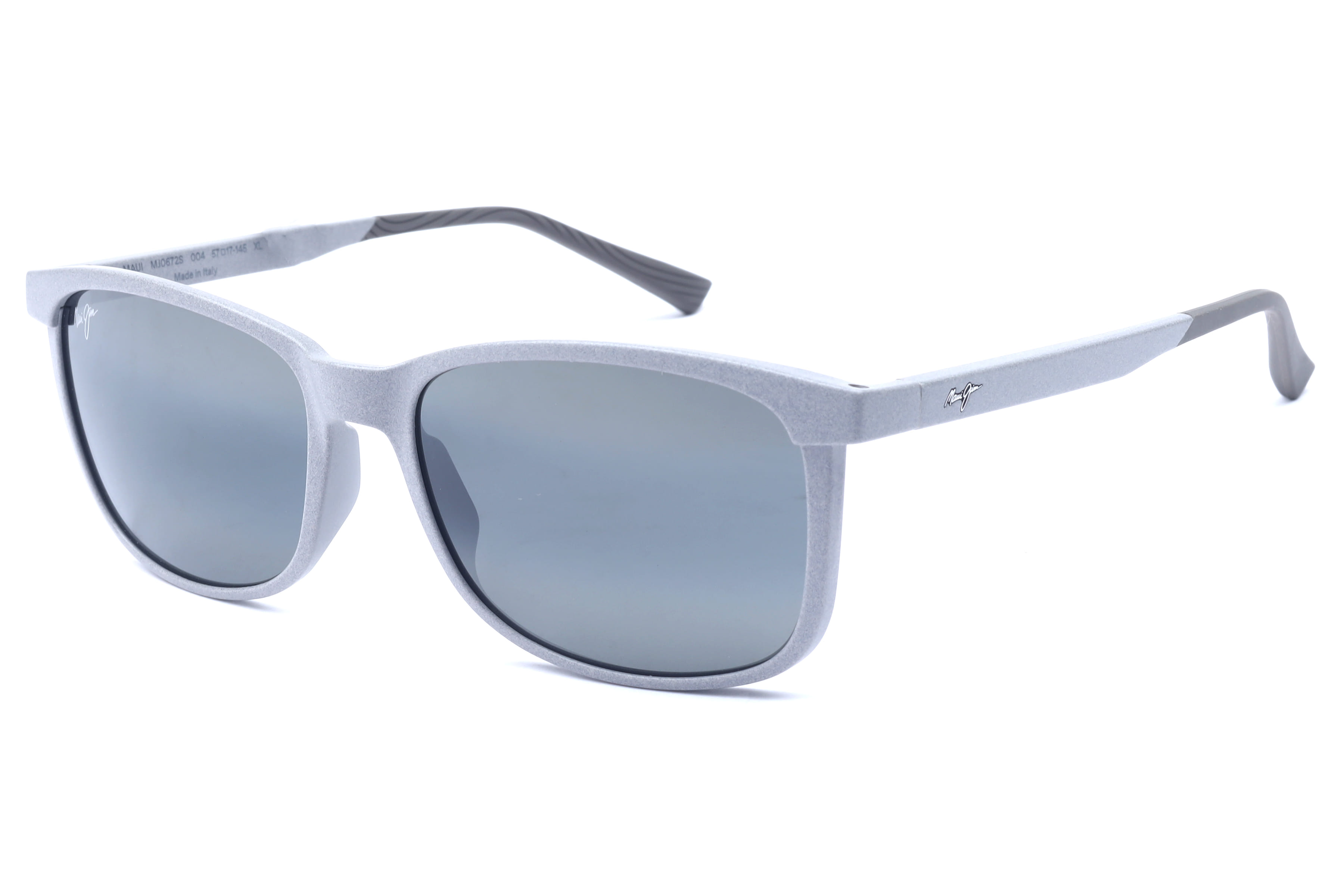 Maui Jim MJ-672 Sunglass Grey Male Full Shell Sunglass — Grey frame — view 1