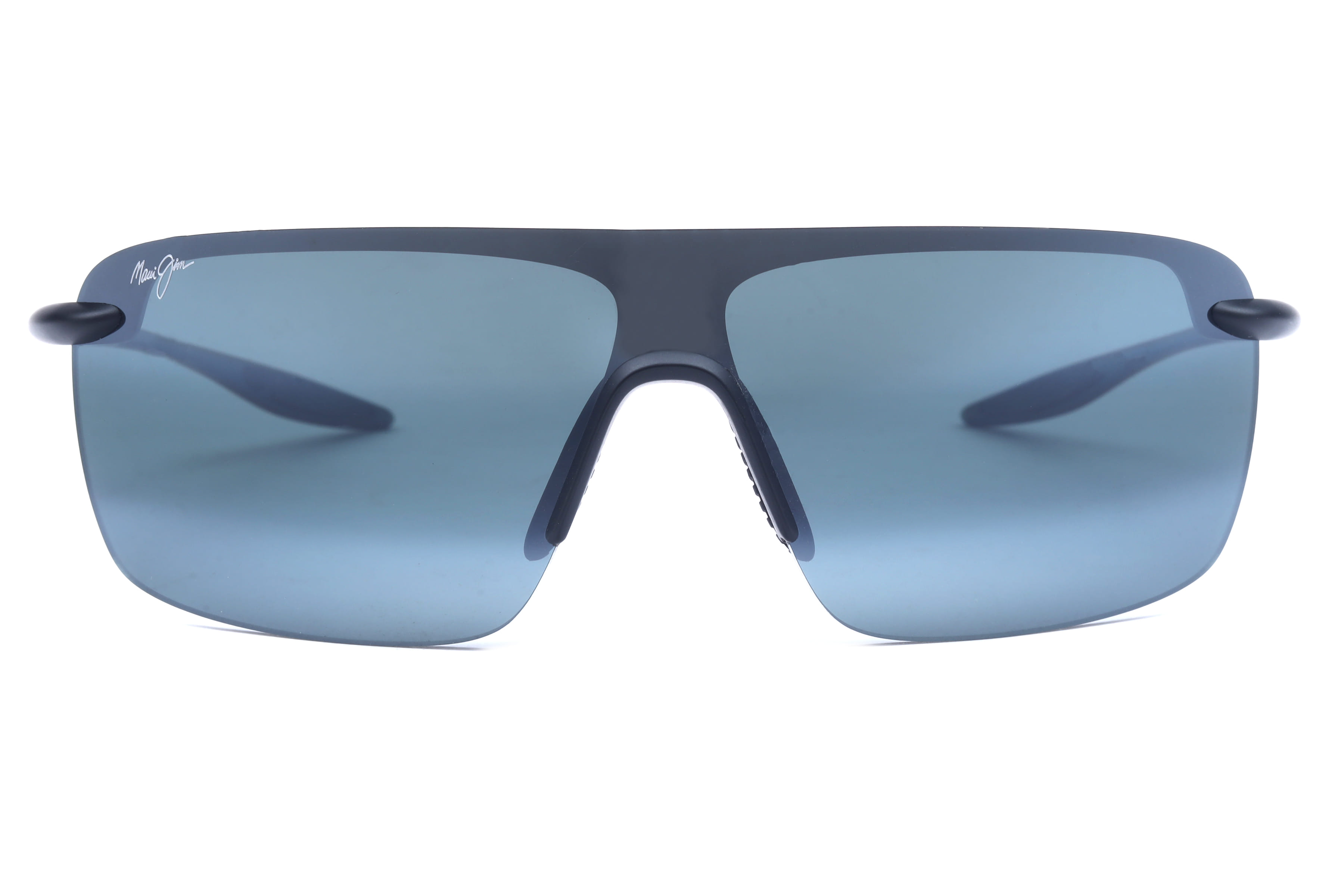 Maui Jim MJ 0680 Sunglass Matt Black Male RimLess Shell — Matt Black frame