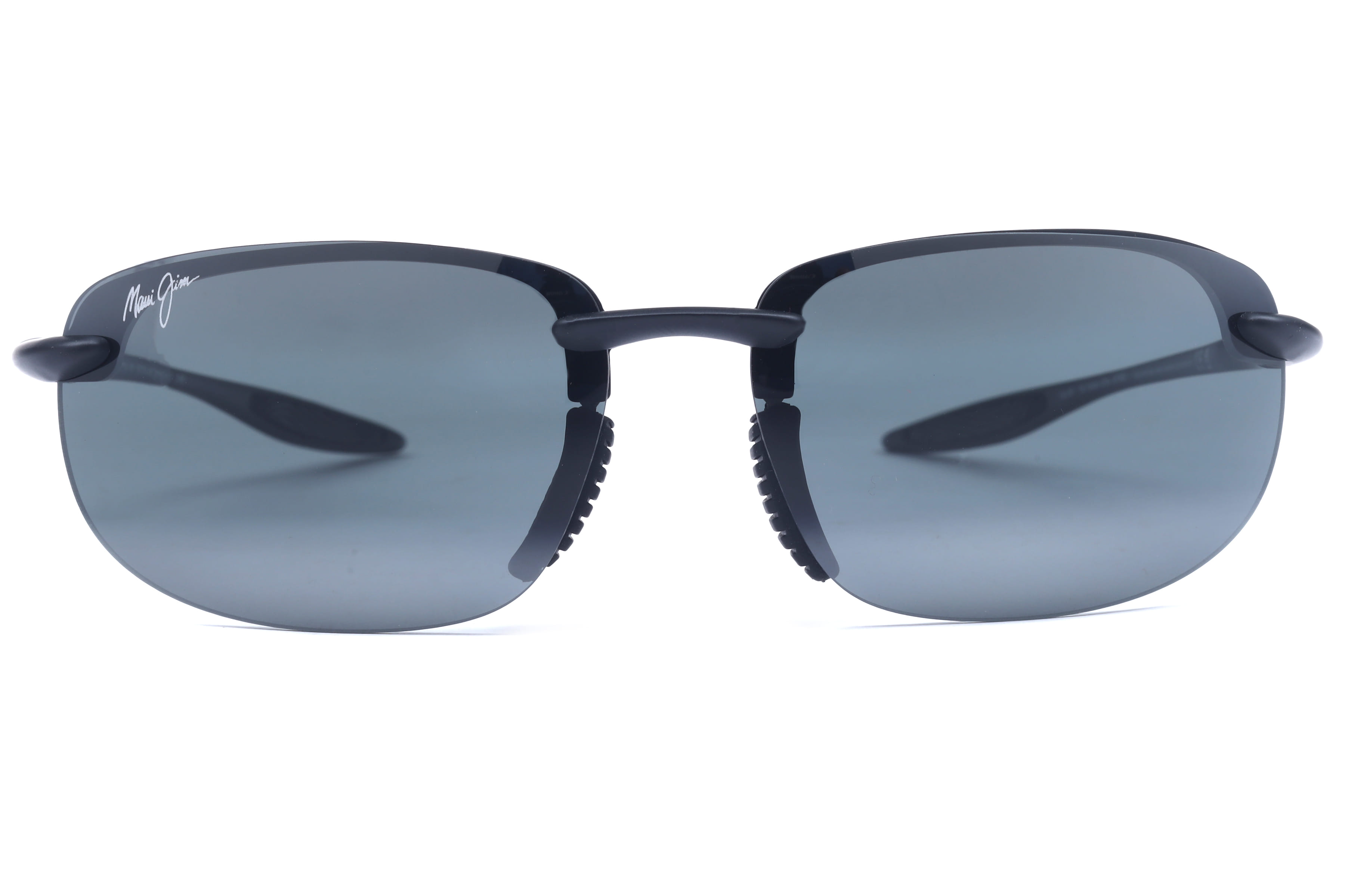 Maui Jim MJ677 Sunglass Matt Black Unisex RimLess Shell — Matt Black frame