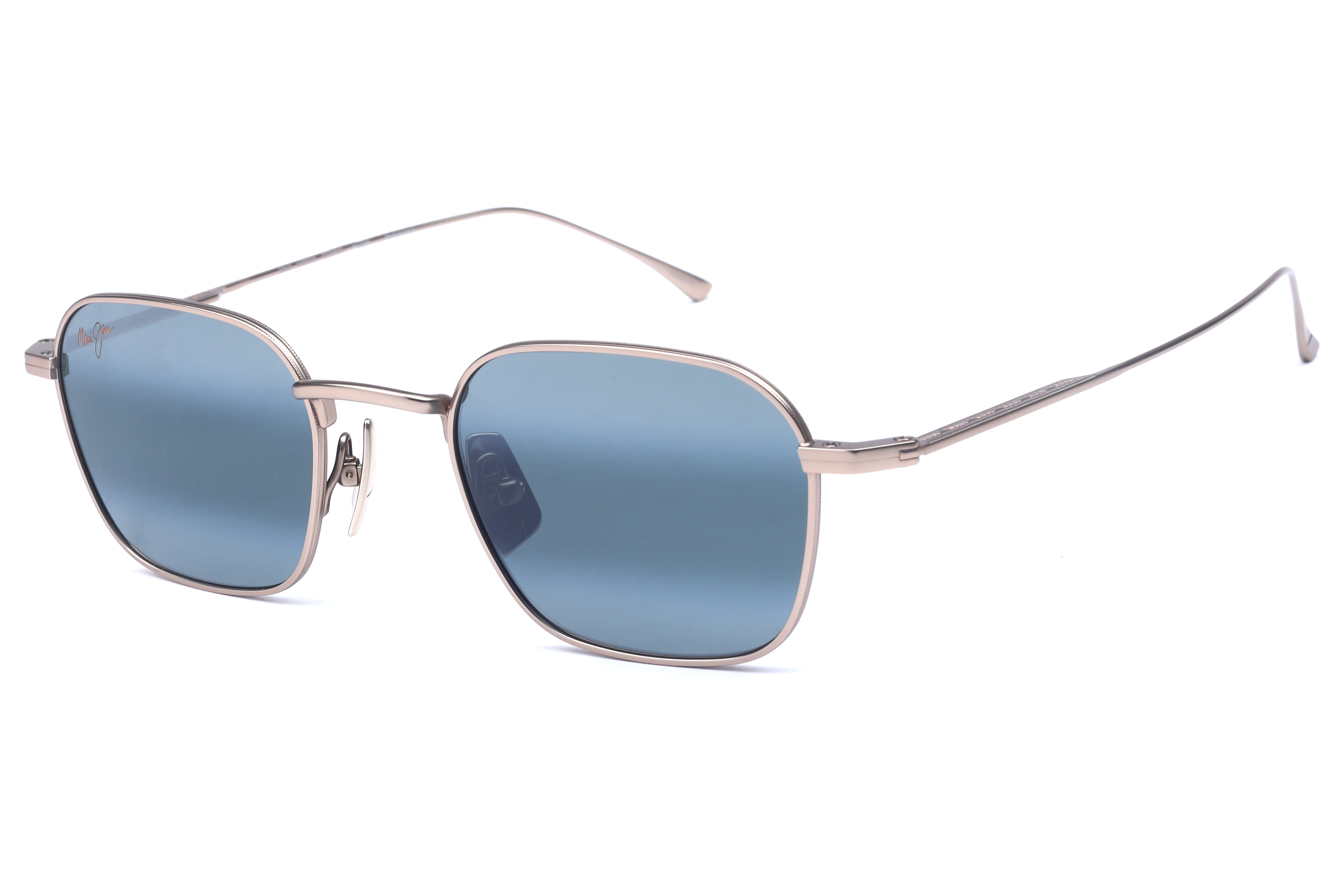 Maui Jim MJ 690 Sunglass Light Gold Unisex Full Metal Sunglass — Light Gold frame — view 1