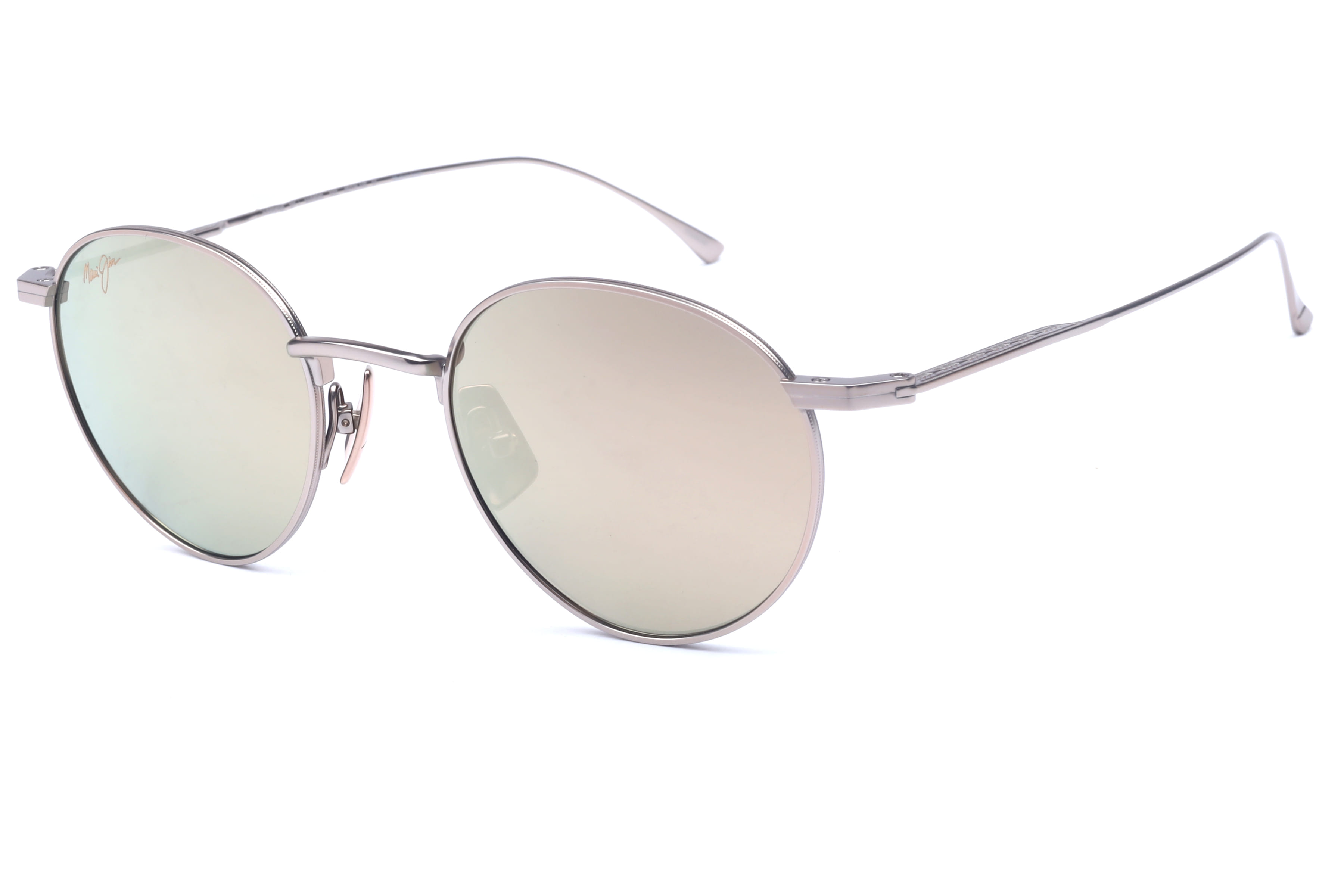 Maui Jim MJ 691 Sunglass Light Gold Unisex Full Metal Sunglass — Light Gold frame — view 1