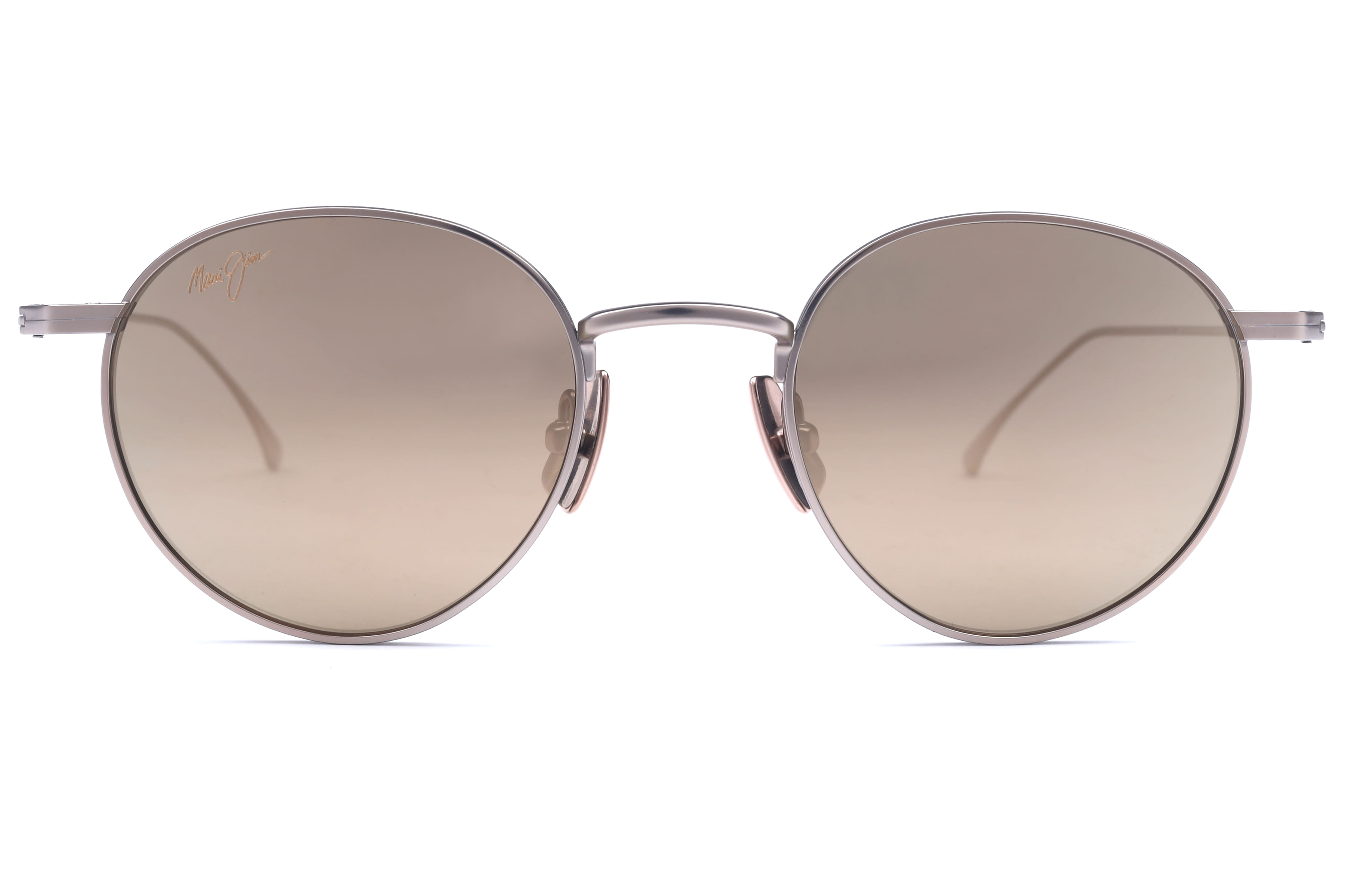 Maui Jim MJ 691 Sunglass Light Gold Unisex Full Metal — Light Gold frame
