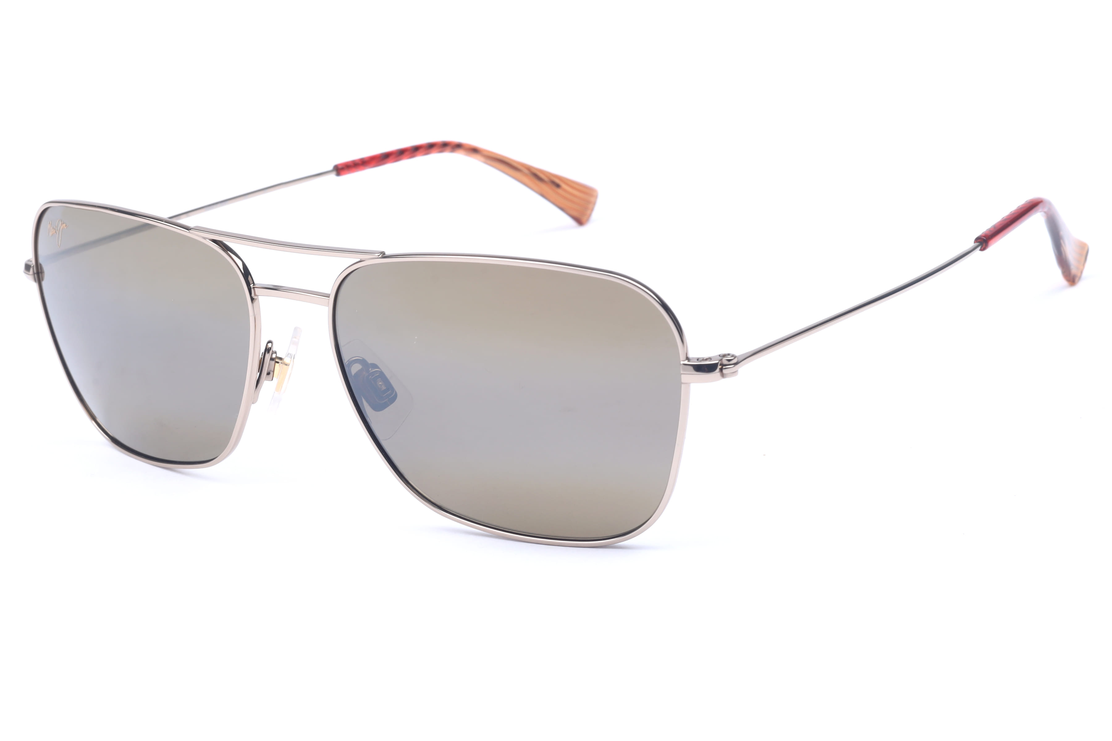 Maui Jim MJ 675 Sunglass Light Gold Male Full Metal — Light Gold frame