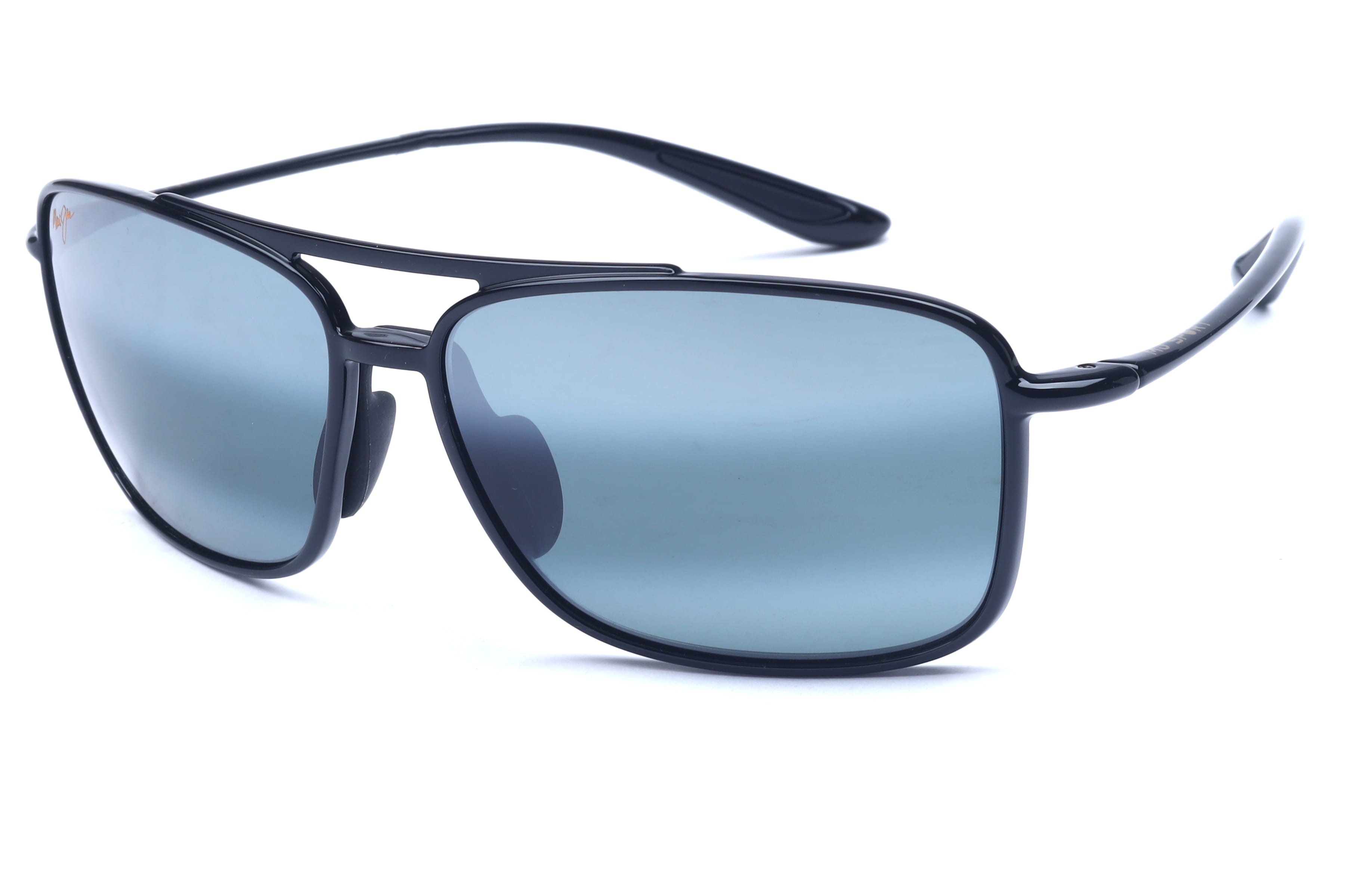Maui Jim MJ-437 Sunglass Black Male Full Shell Sunglass — Black frame — view 1