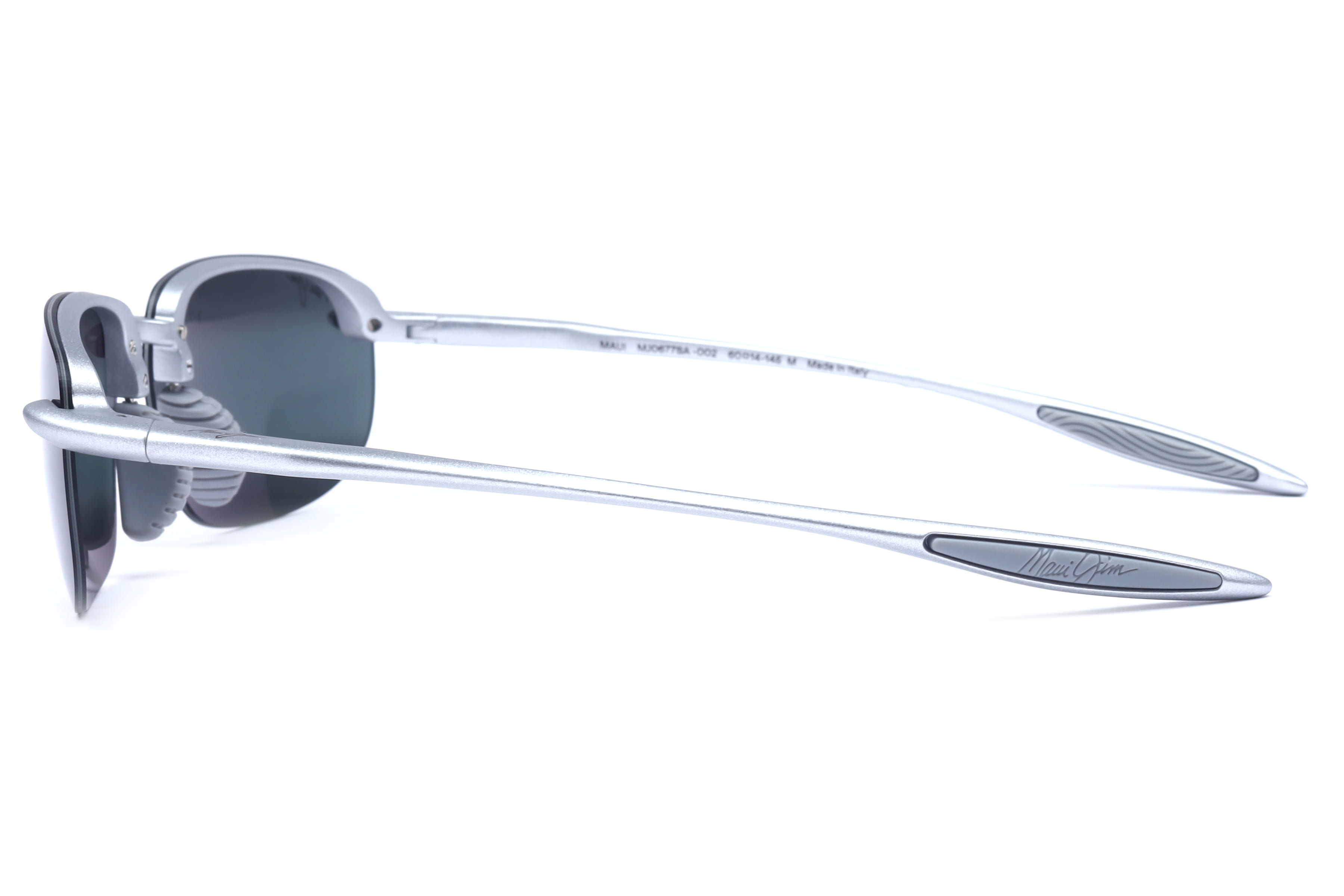 Maui Jim MJ0677SA Sunglass Silver Male RimLess Shell Sunglass — Silver frame — view 2
