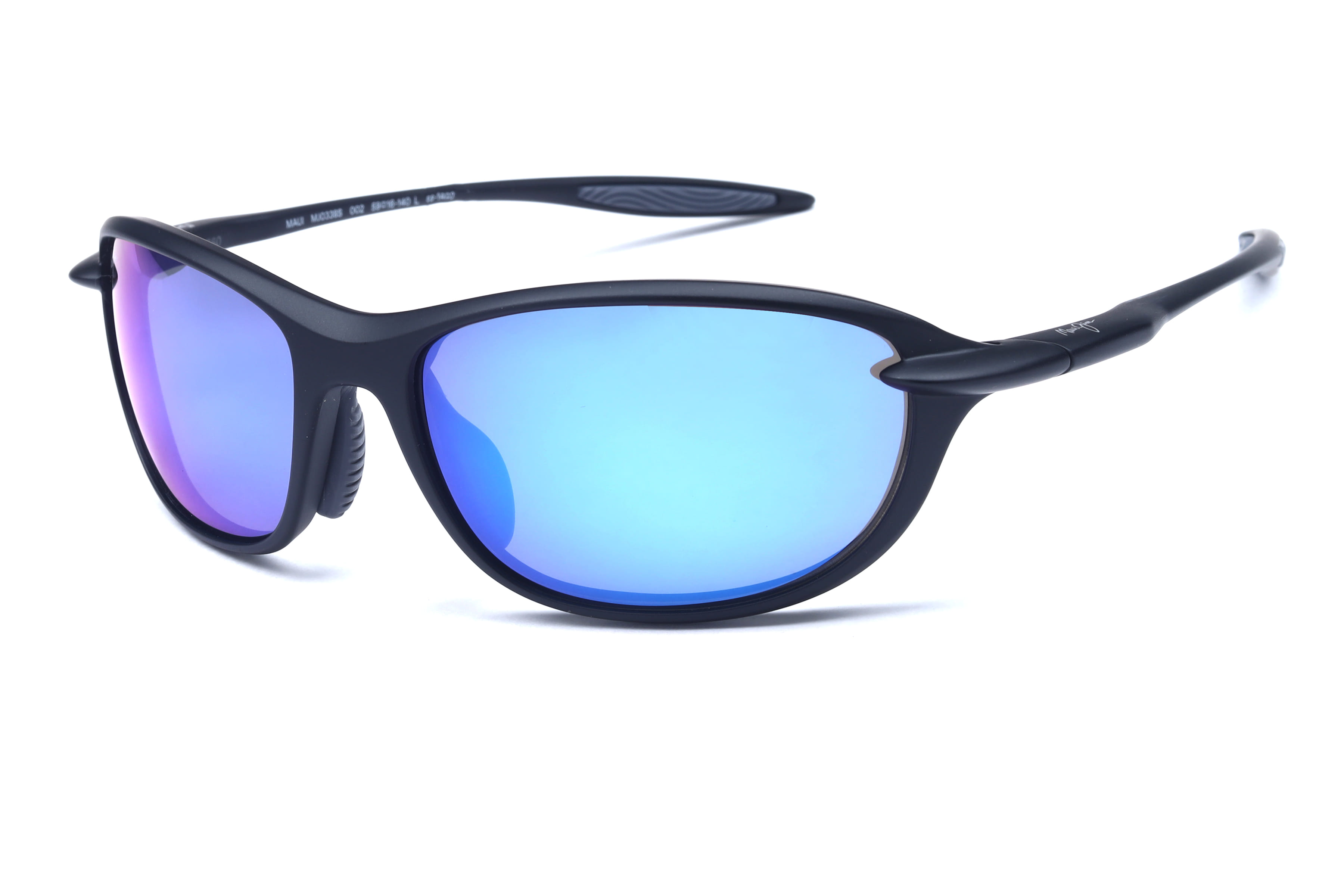 Maui Jim MJ B338 Sunglass Matt Black Unisex Full Shell — Matt Black frame
