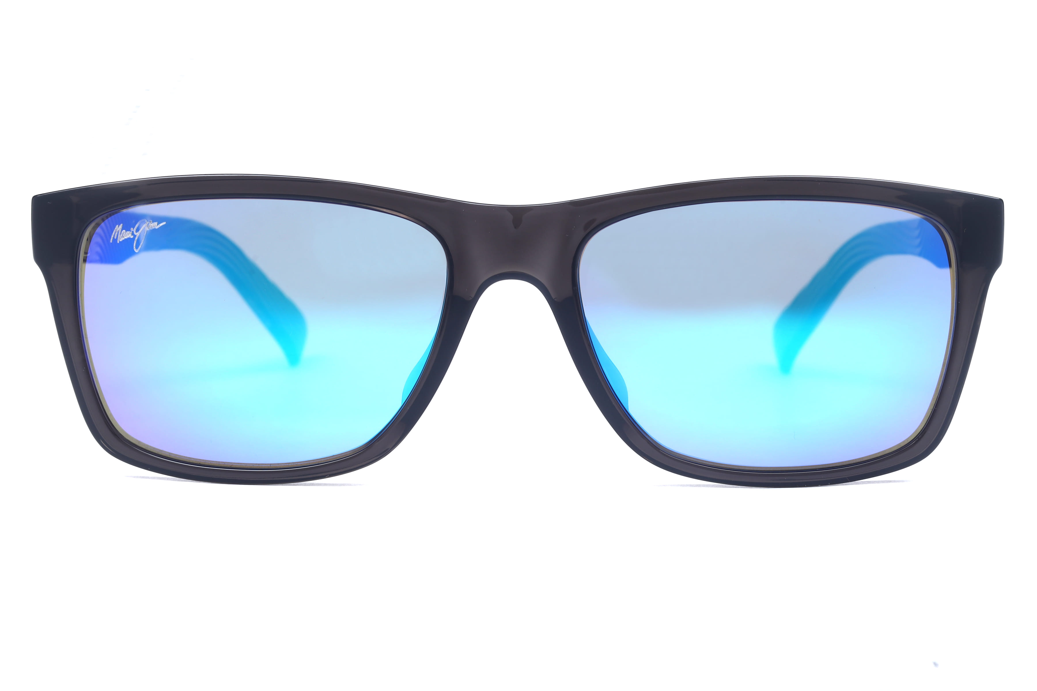 Maui Jim MJ B345 Sunglass Transparent Green Unisex Full Shel — Transparent Green frame