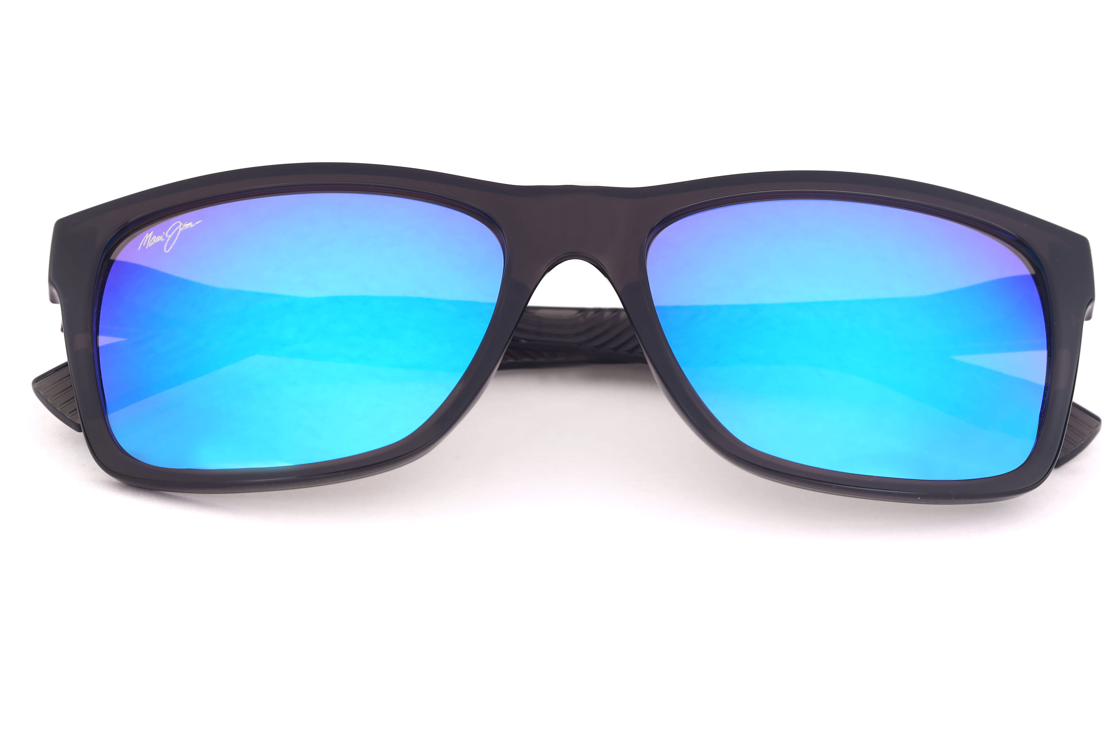 Maui Jim MJ B345 Sunglass Transparent Green Unisex Full Shel Sunglass — Transparent Green frame — view 3