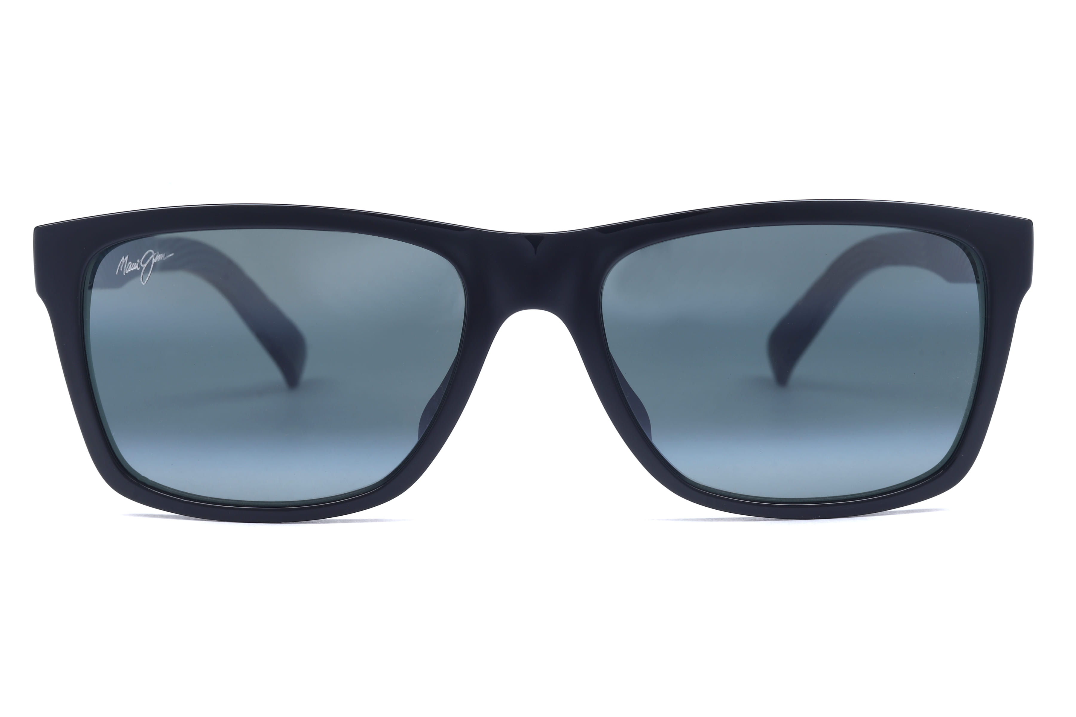 Maui Jim MJ 345 Sunglass Black Unisex Full Shell — Black frame