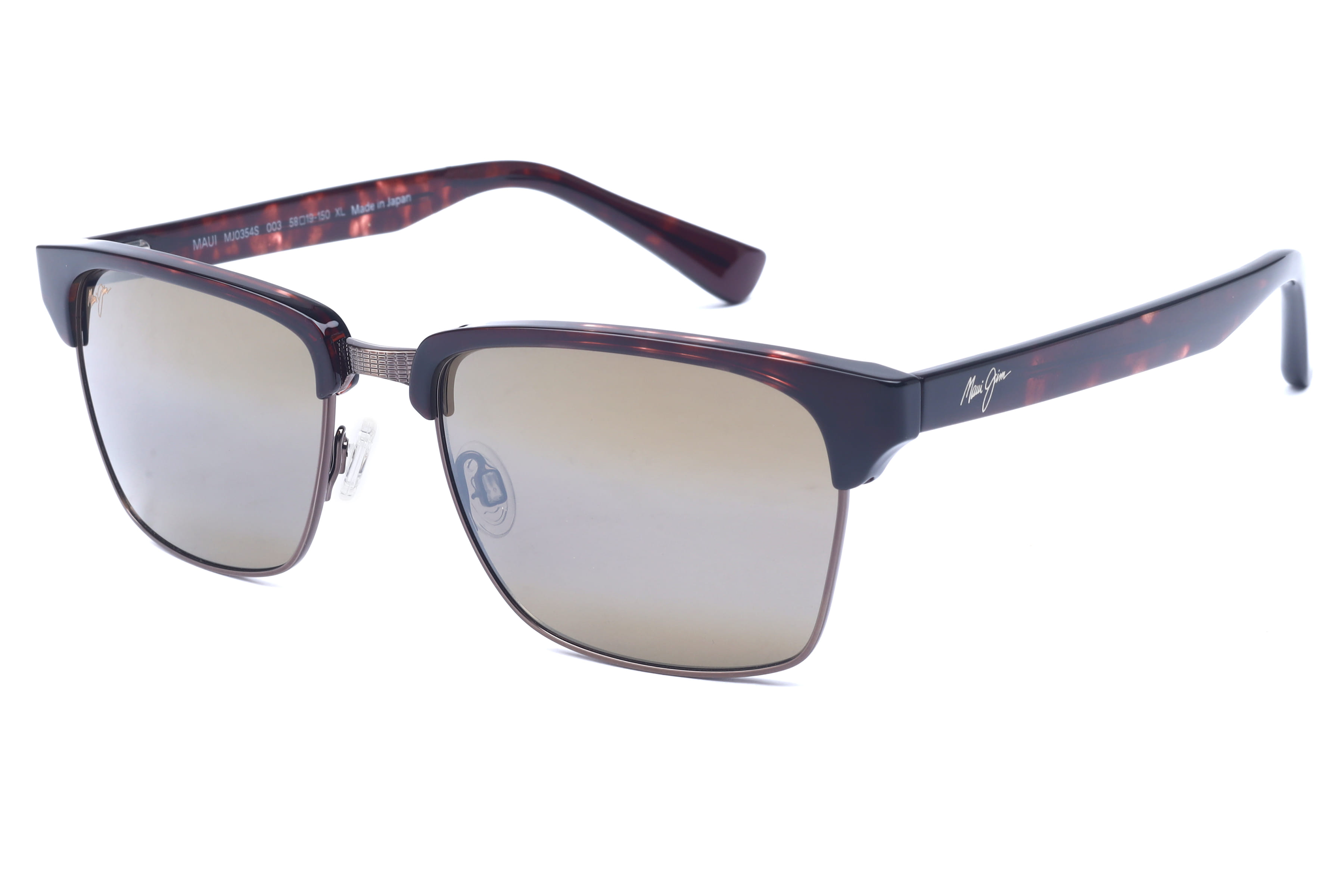 Maui Jim MJ H354 Sunglass Havana Unisex Full Shell Sunglass — Havana frame — view 1