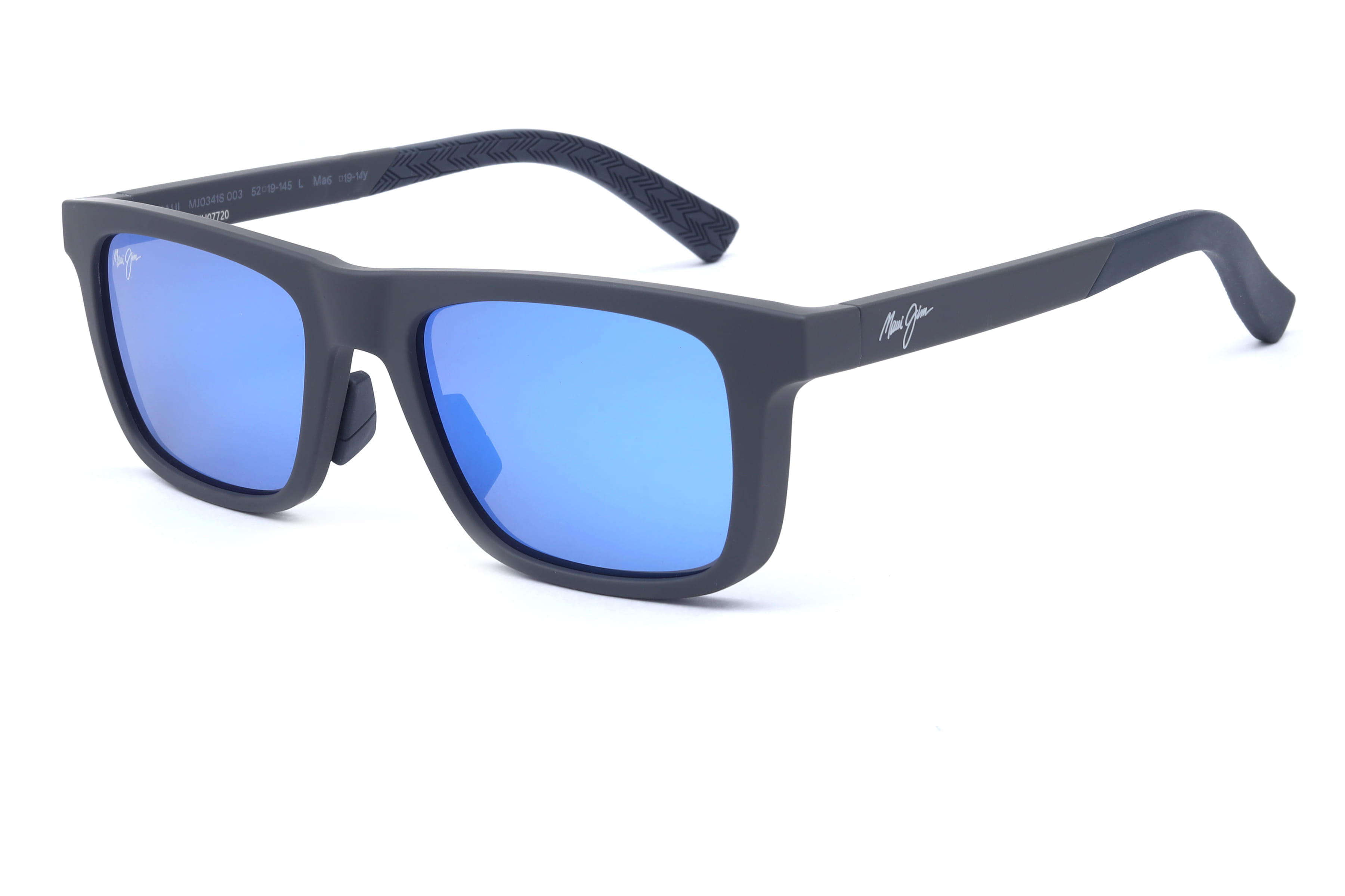 Maui Jim MJ B341 Sunglass Grey Unisex Full Shell Sunglass — Grey frame — view 1