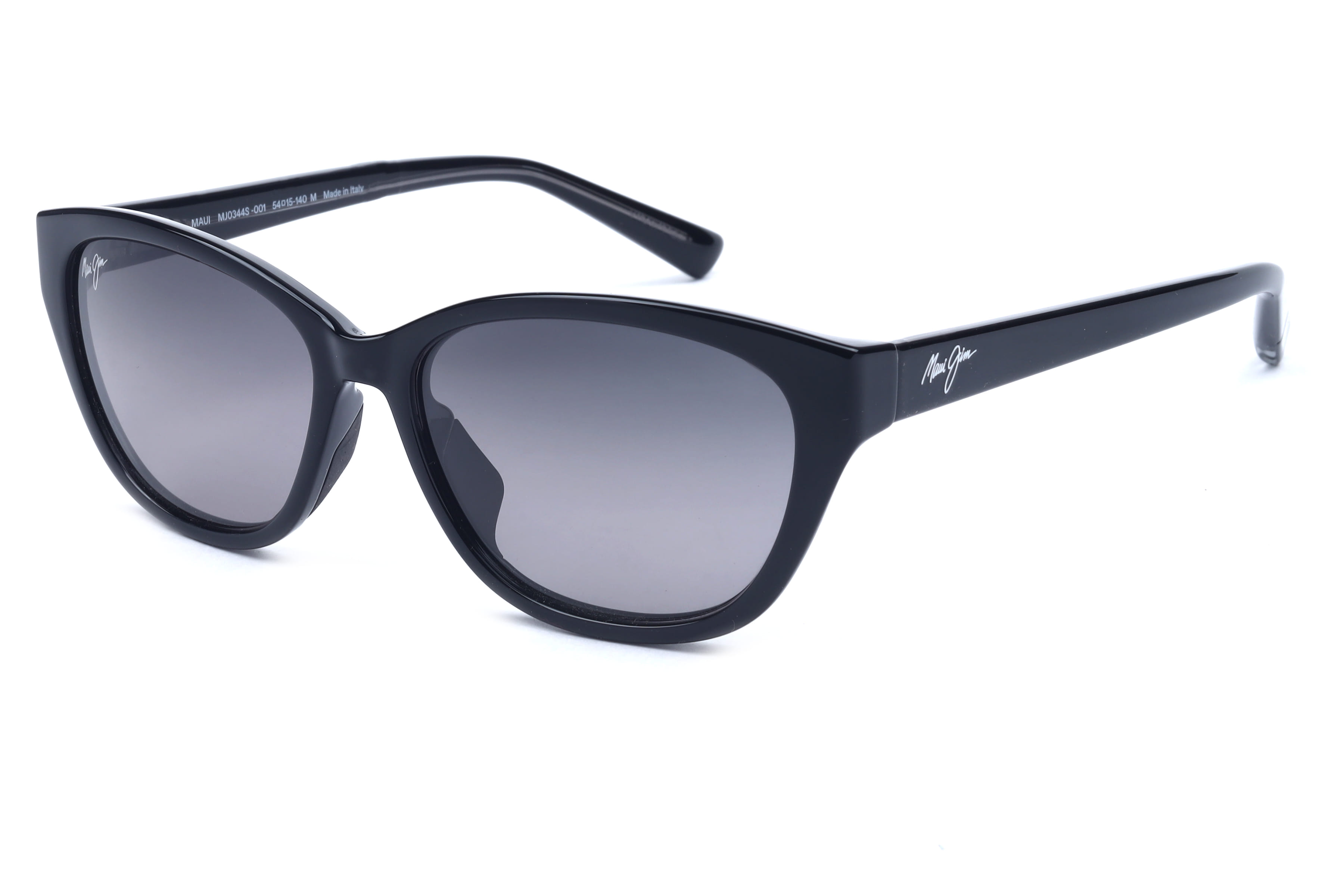 Maui Jim MJ GS344 Sunglass Black Unisex Full Shell Sunglass — Black frame — view 1