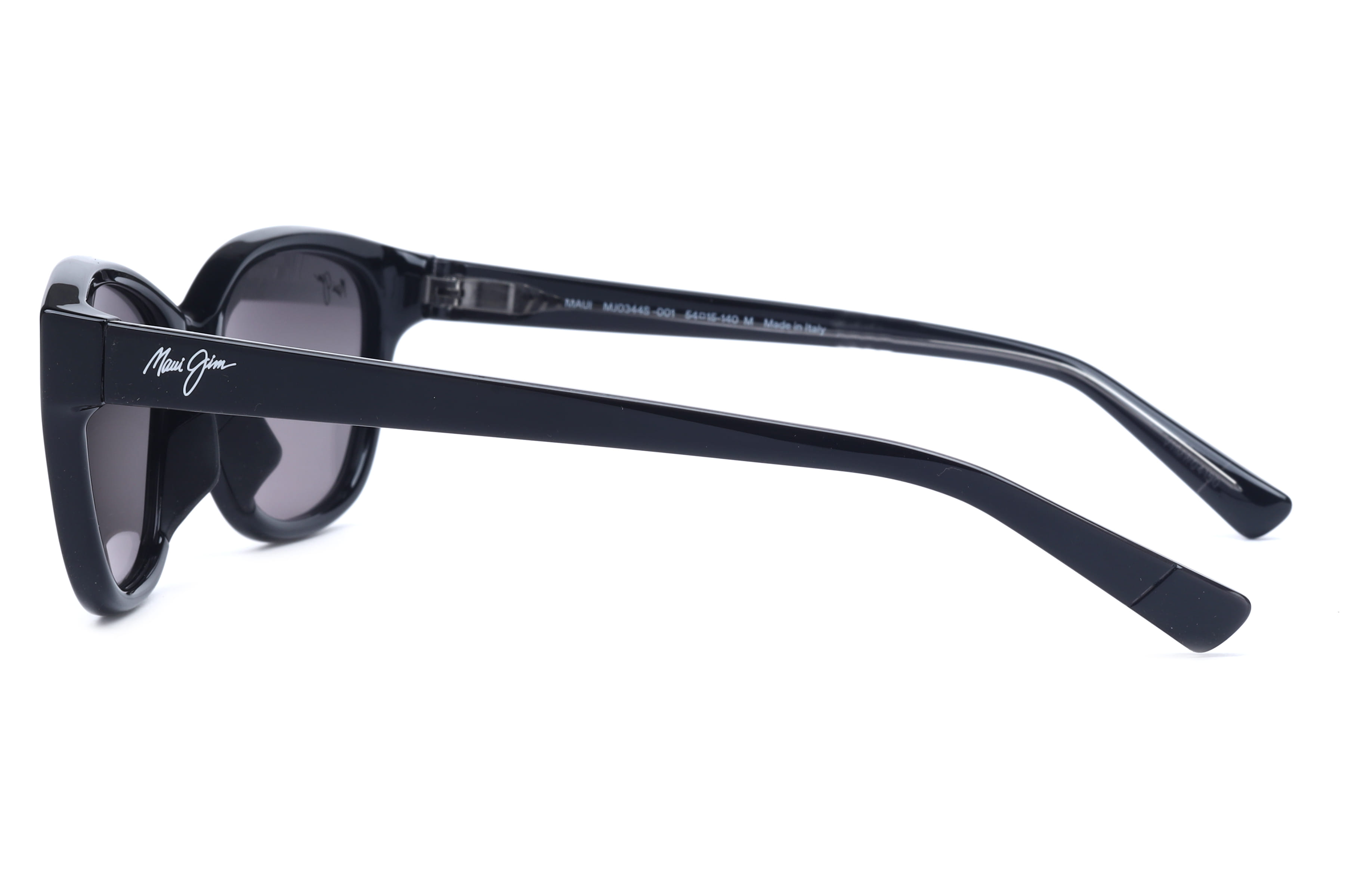 Maui Jim MJ GS344 Sunglass Black Unisex Full Shell Sunglass — Black frame — view 3