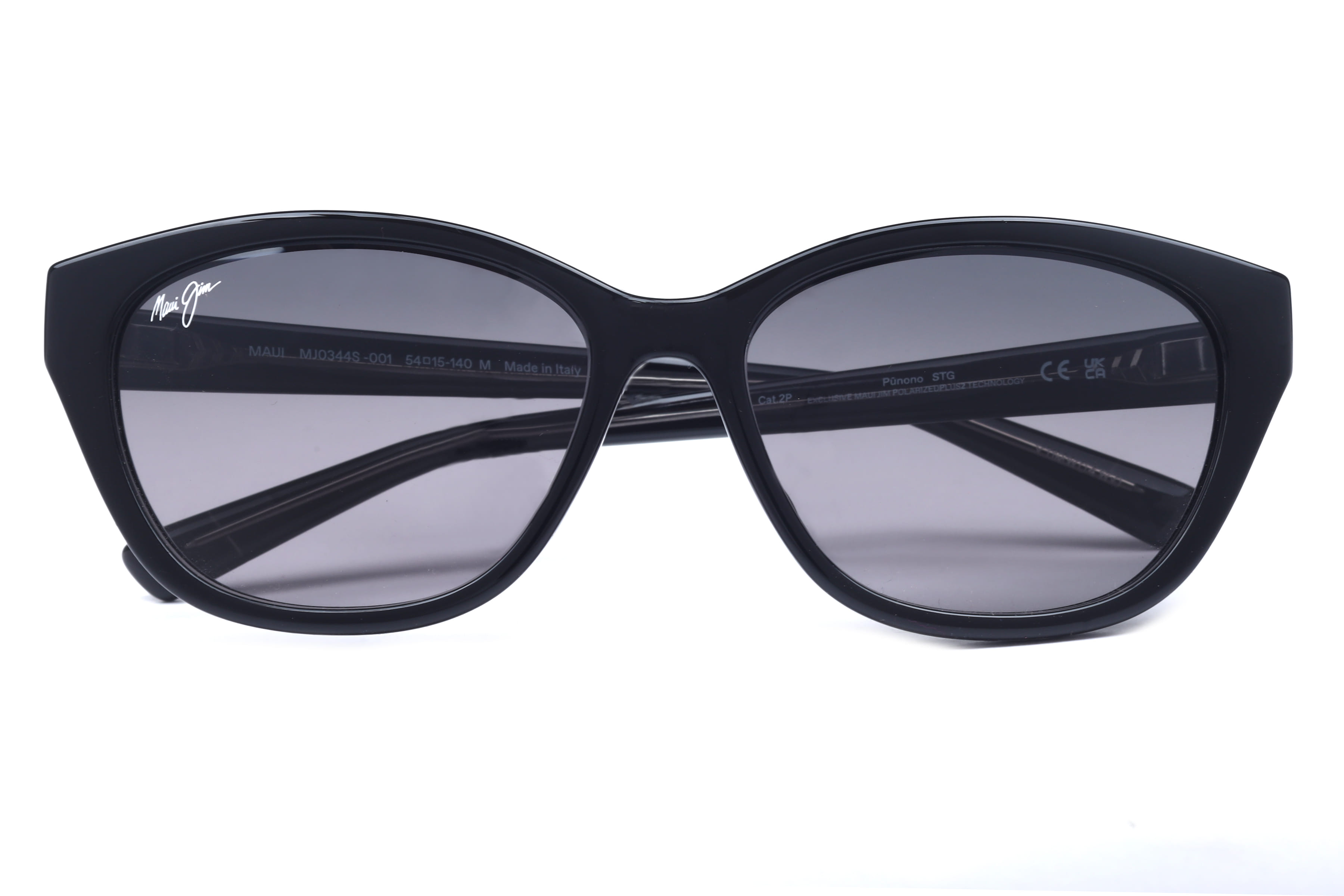 Maui Jim MJ GS344 Sunglass Black Unisex Full Shell Sunglass — Black frame — view 4