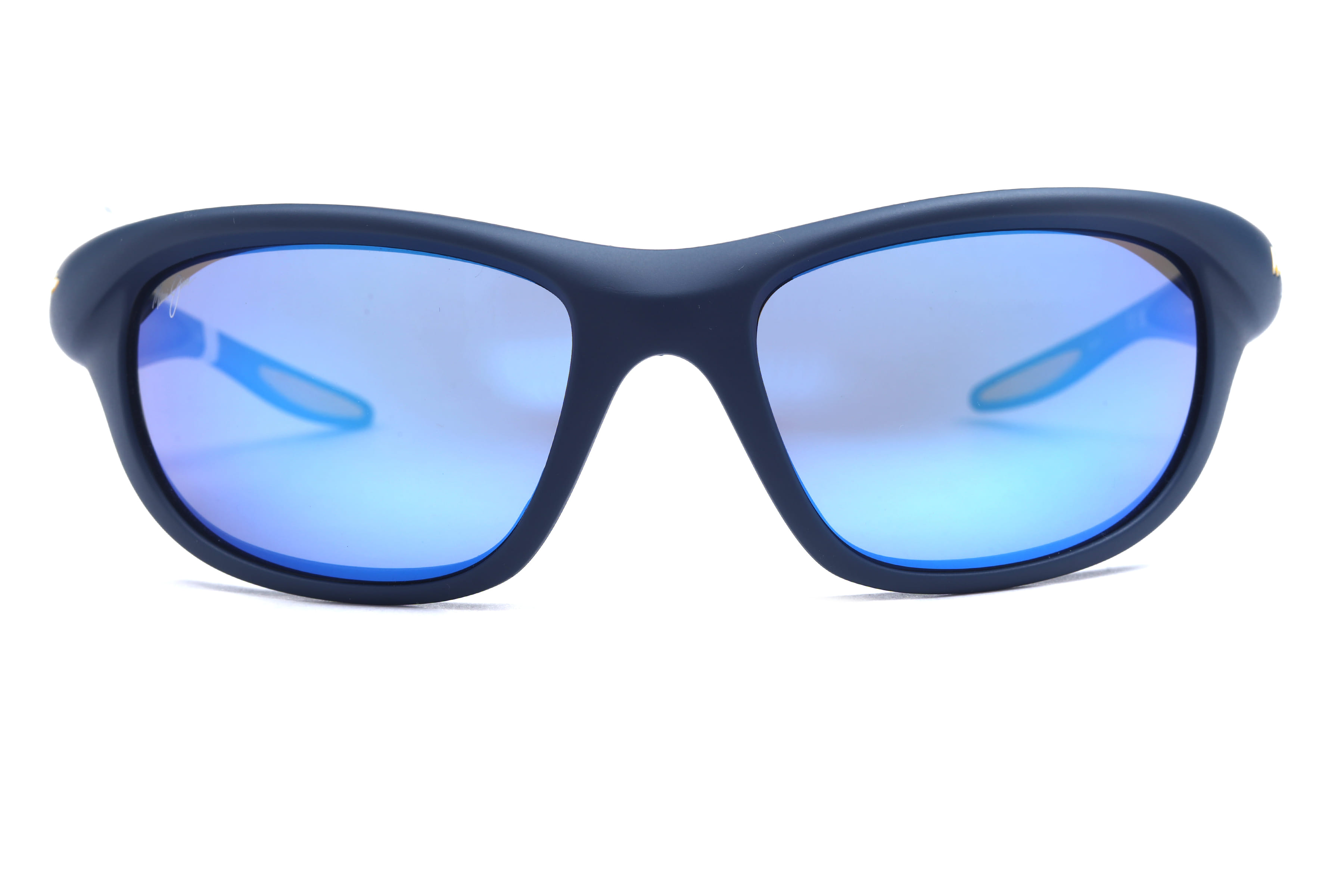 Maui Jim MJ B349 Sunglass Blue Unisex Full Shell — Blue frame