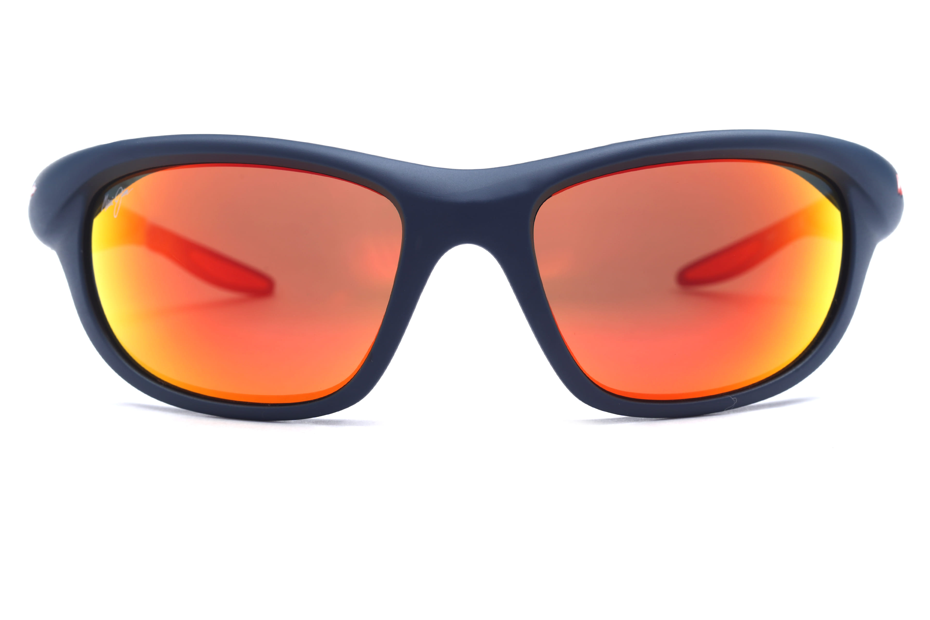 Maui Jim MJ RM349 Sunglass Blue Unisex Full Shell — Blue frame