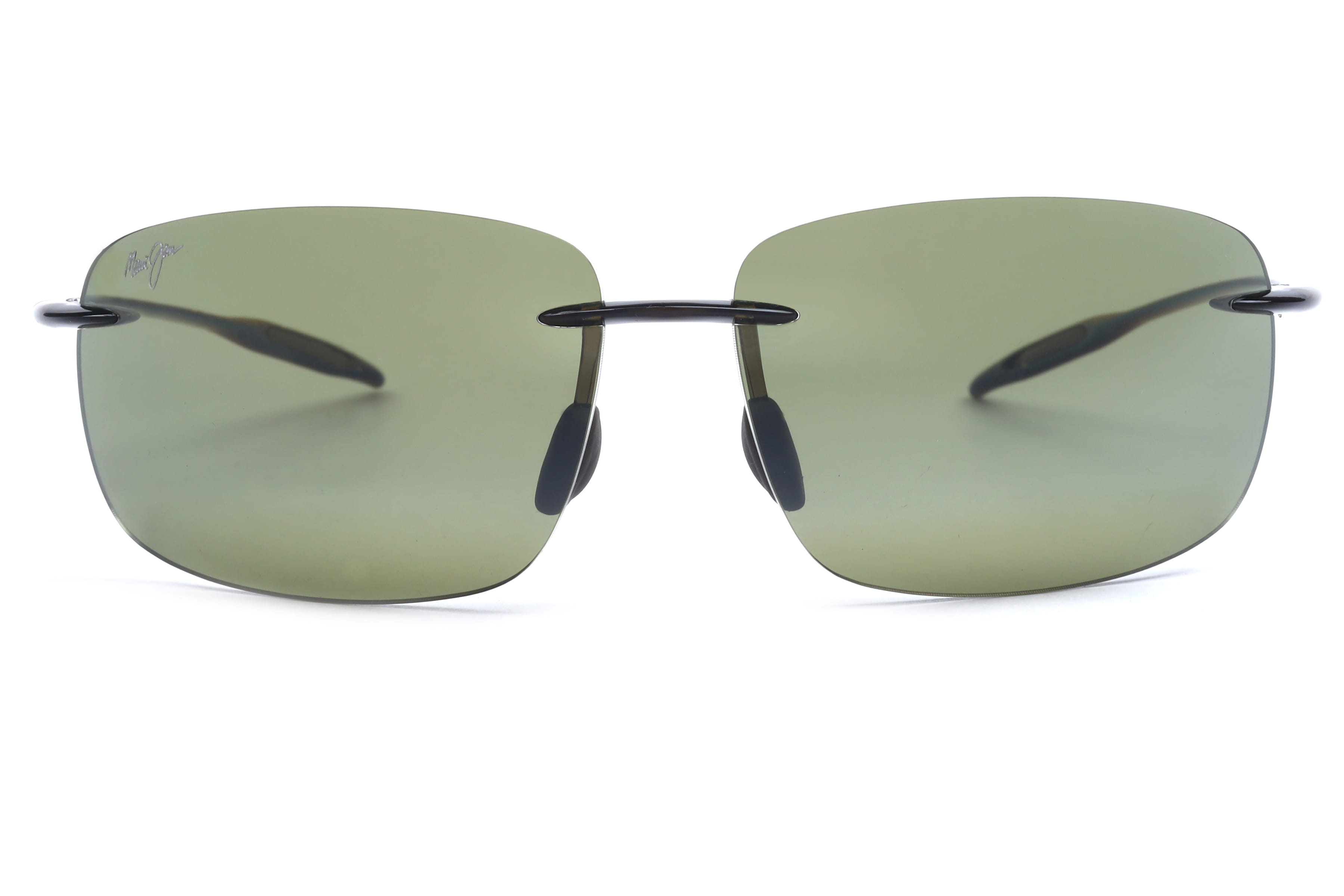 Maui Jim MJ 422 Sunglass Olive Unisex RimLess Shell — Olive frame
