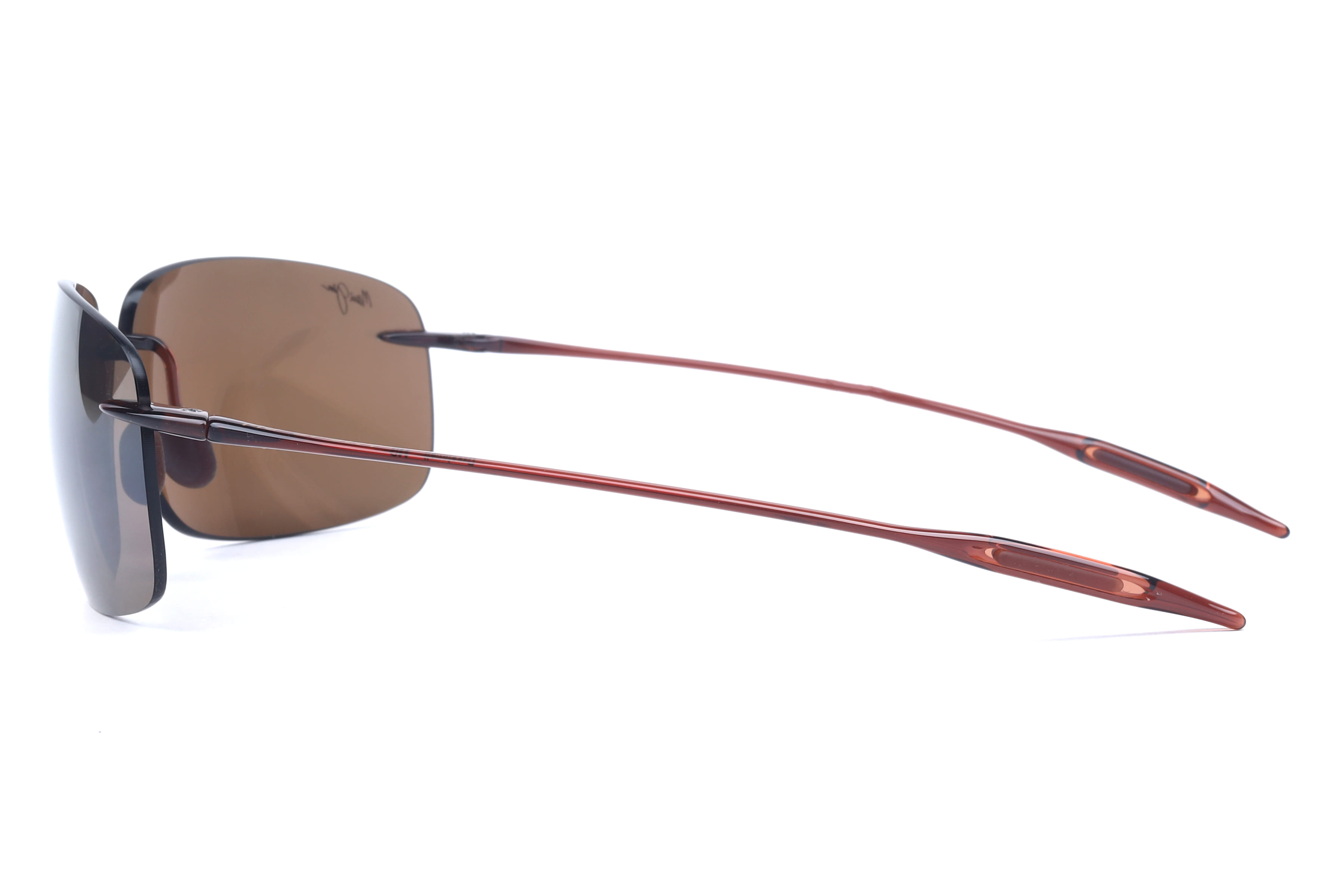 Maui Jim MJ H422-26 / MJ0422S 002 BREAKWALL MJ 422 Sunglass Brown Mal Sunglass — Brown frame — view 3