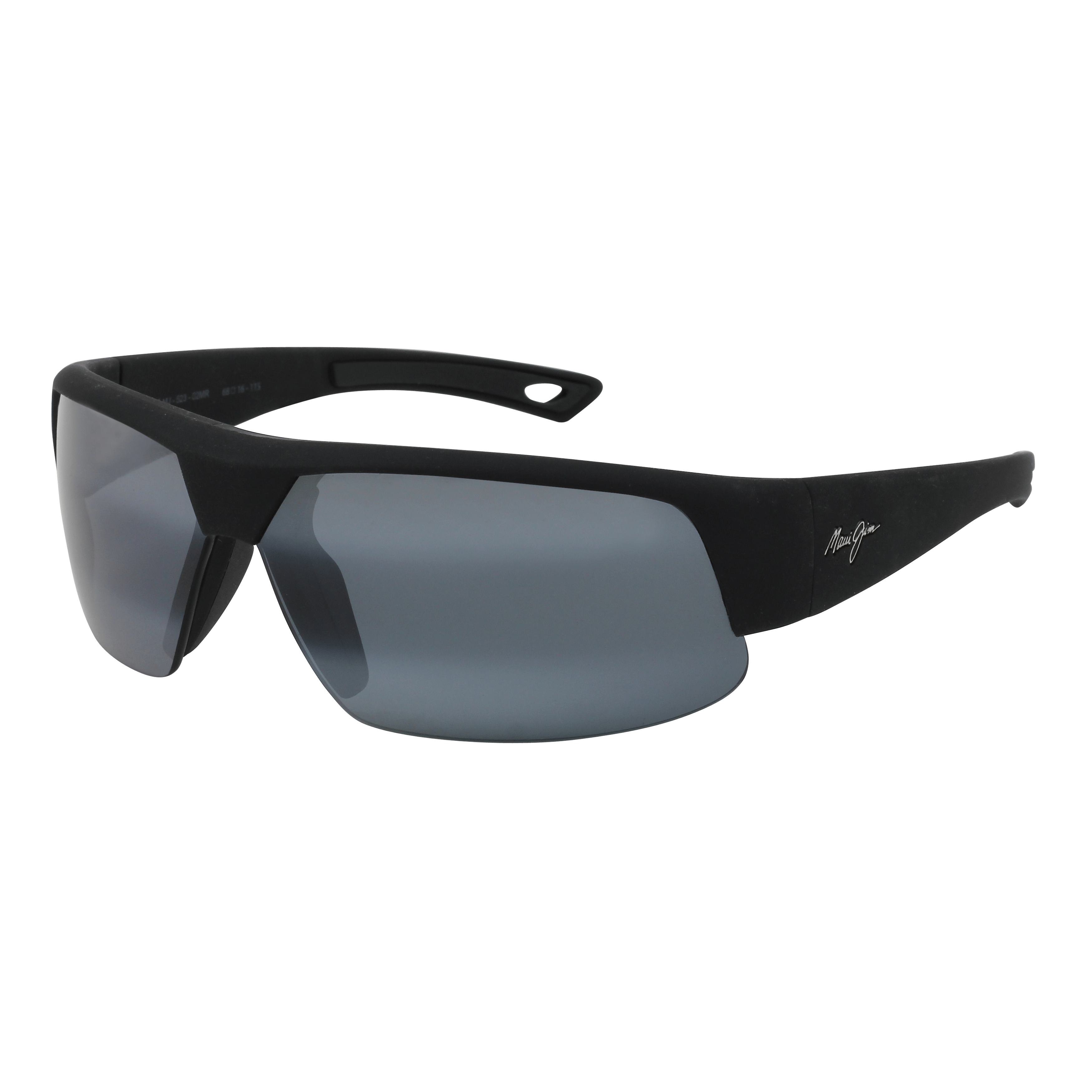 Maui Jim MJ-523 Sunglass Black Male RimLess Shell