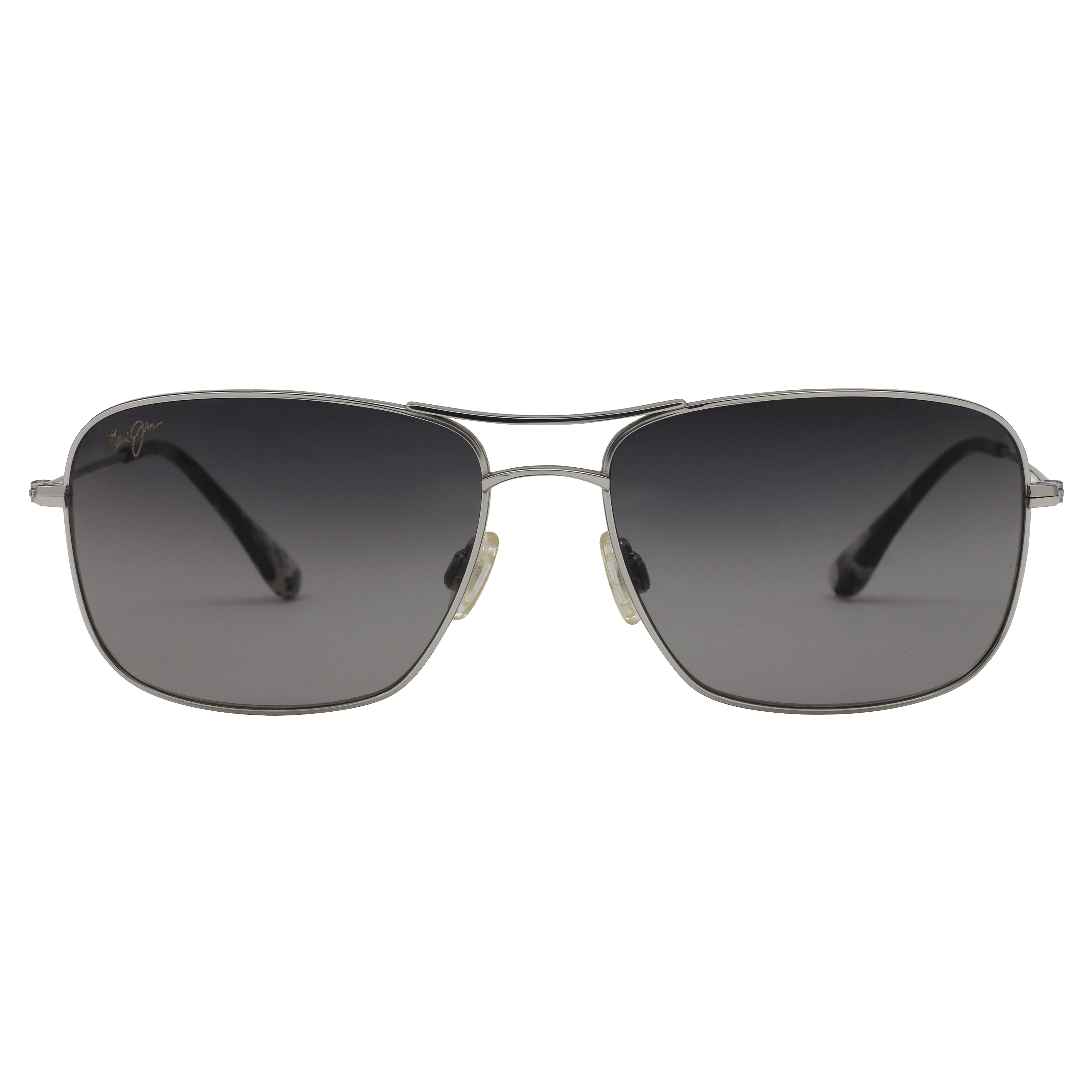 Maui Jim MJ-GS246 Sunglass Silver Male Full Metal Sunglass — Silver frame — view 2