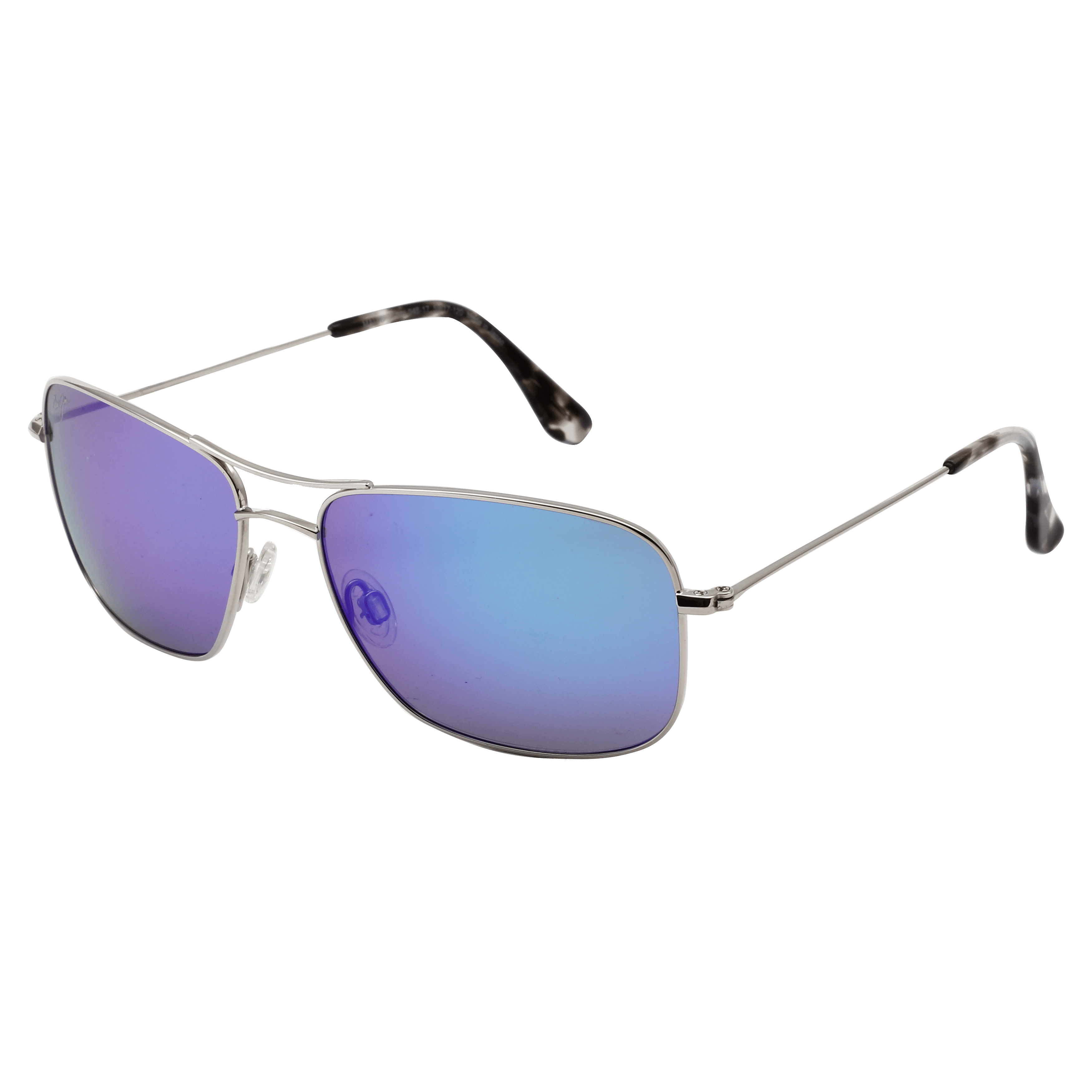 Maui Jim MJ-B246 Sunglass Silver Male Full Metal — Silver frame