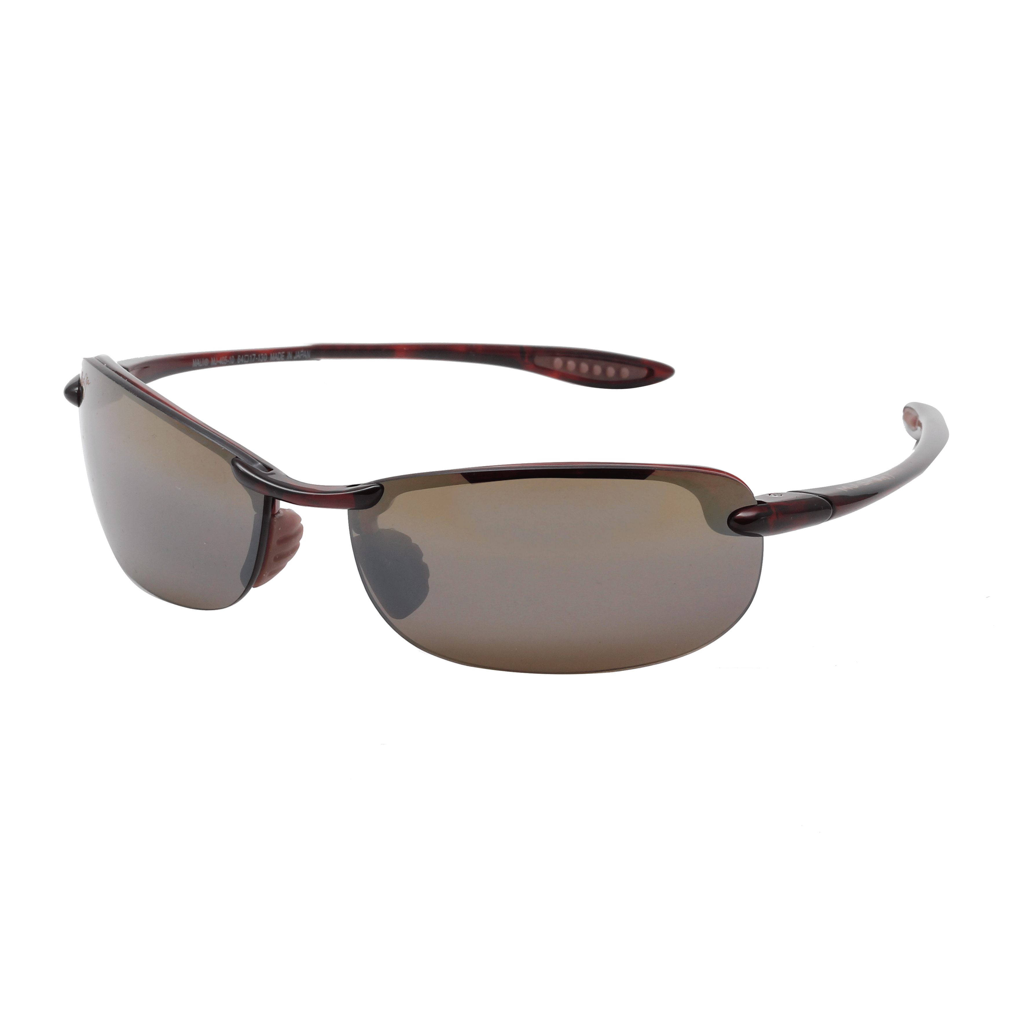 Maui Jim H405 Sunglass Brown Male RimLess Shell Sunglass — Brown frame — alternate view