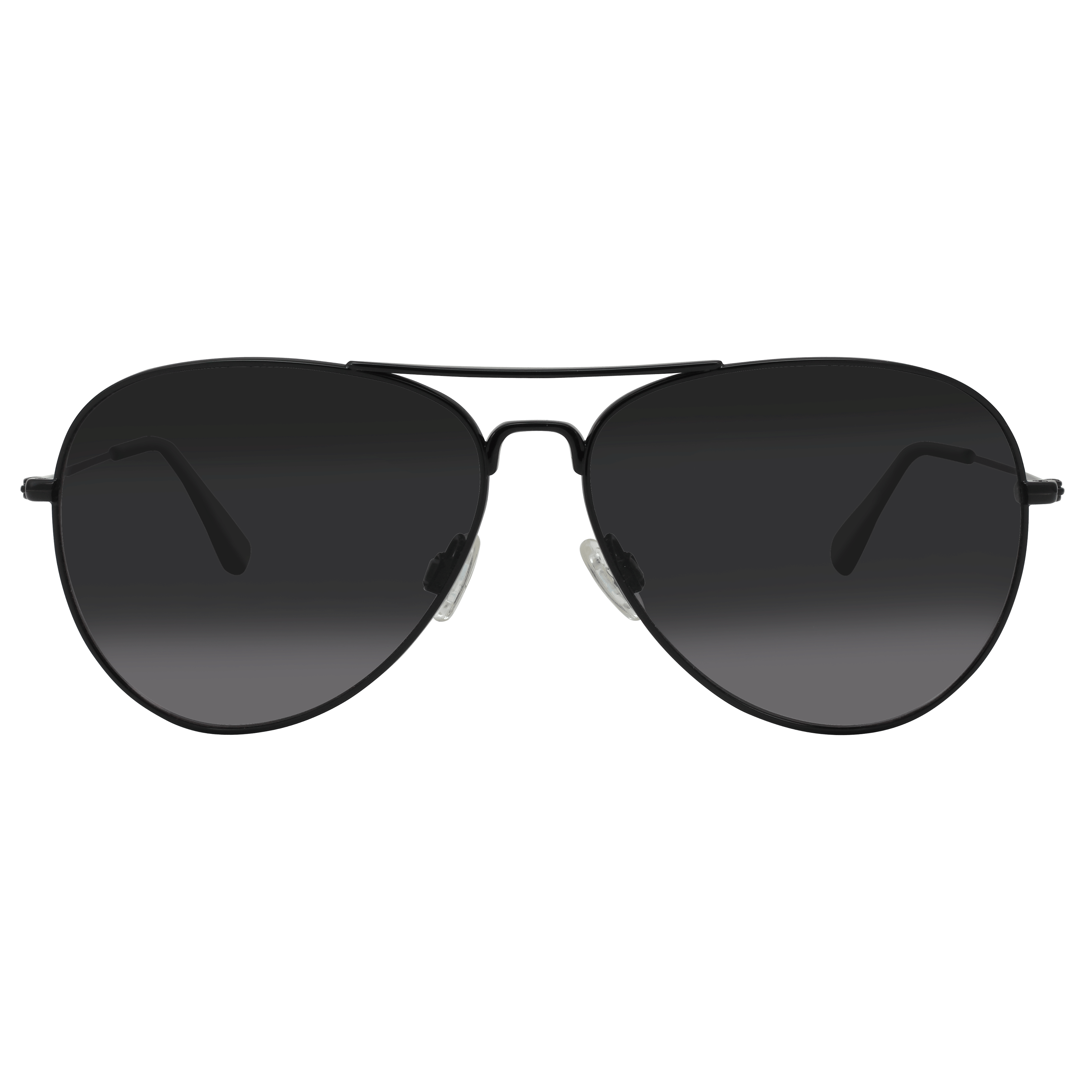 Maui Jim GS264 Sunglass Silver Male Full Titanium Sunglass — Silver frame — view 2