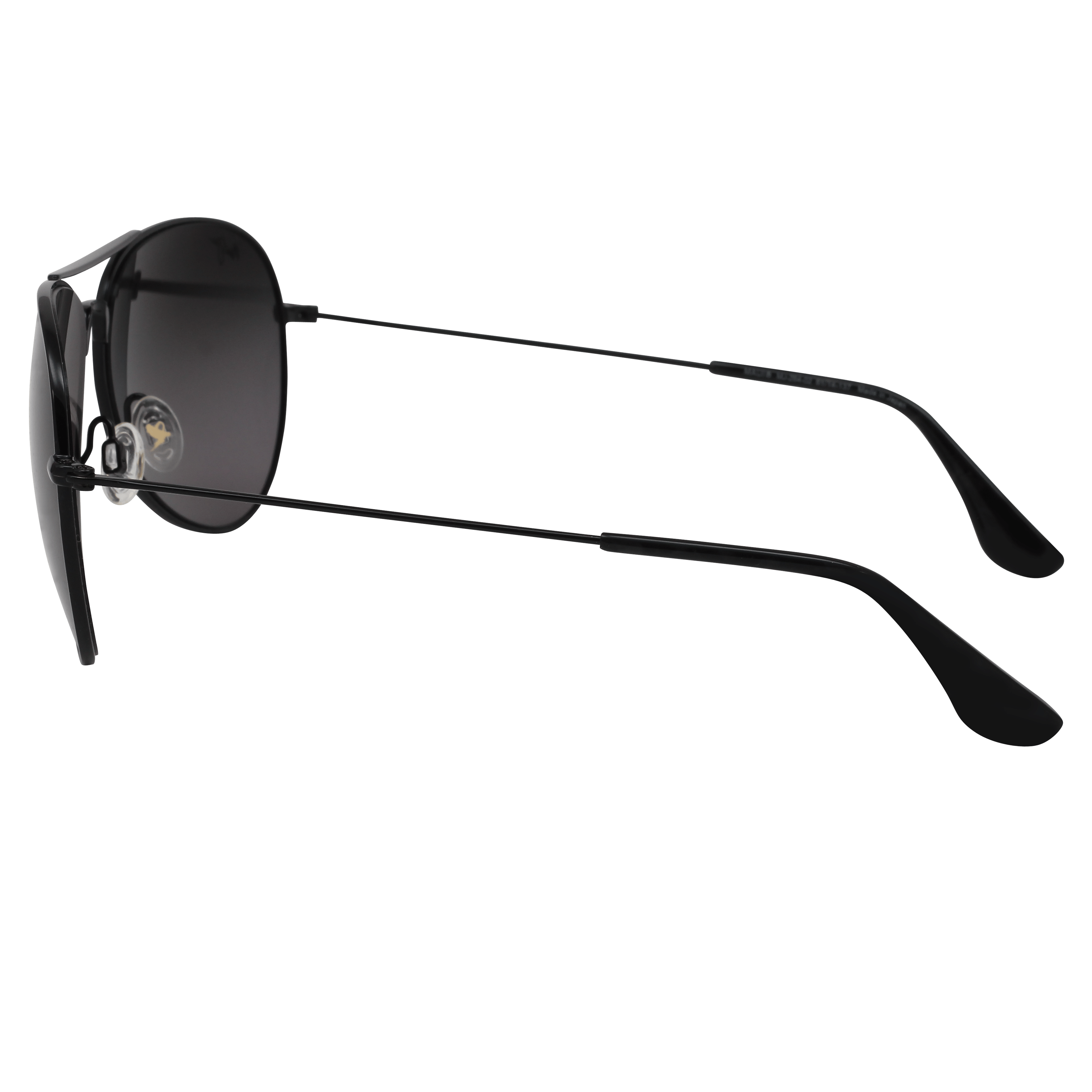 Maui Jim GS264 Sunglass Silver Male Full Titanium Sunglass — Silver frame — view 3