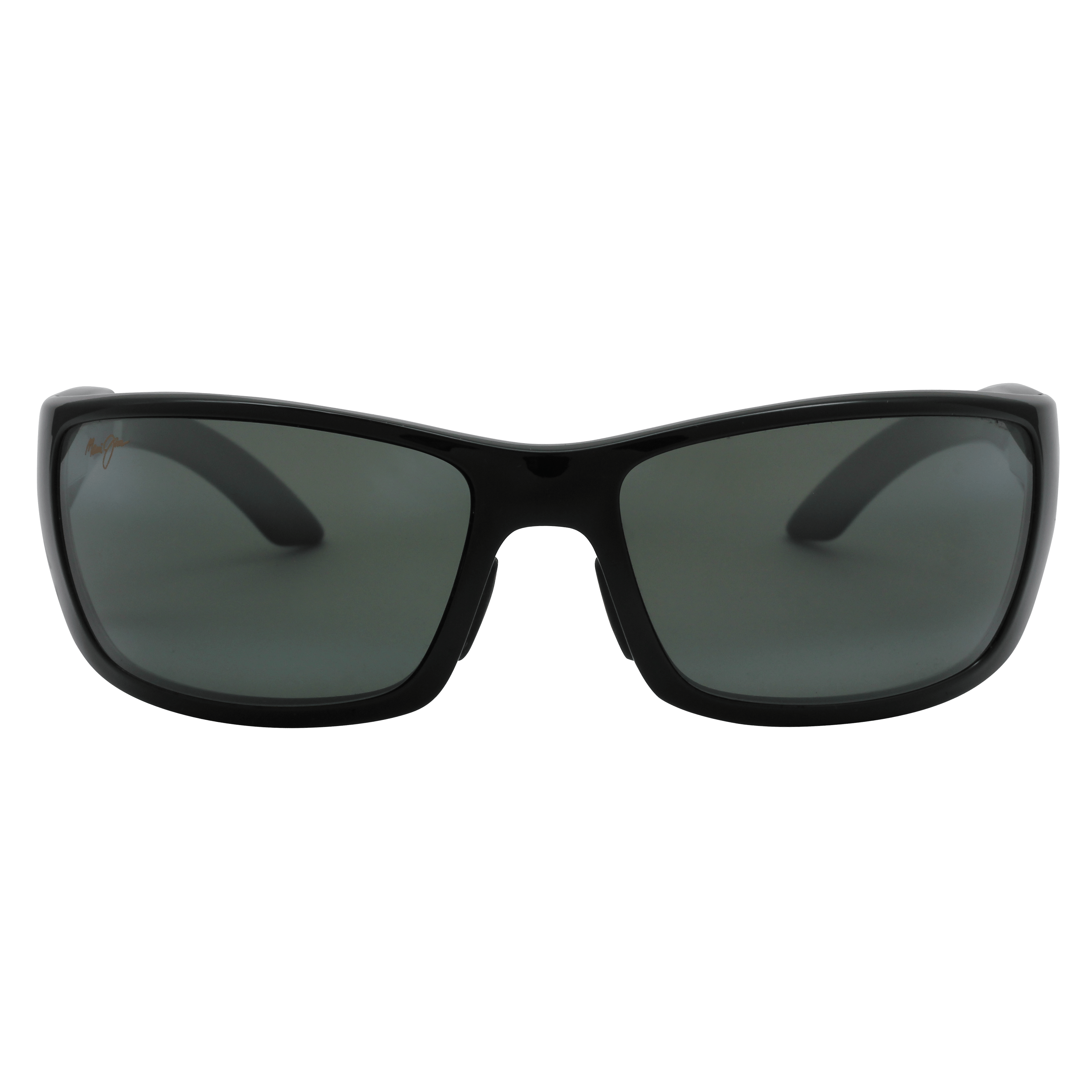 Maui Jim MJ-208 Sunglass Black Male Full Shell Sunglass — Black frame — view 2