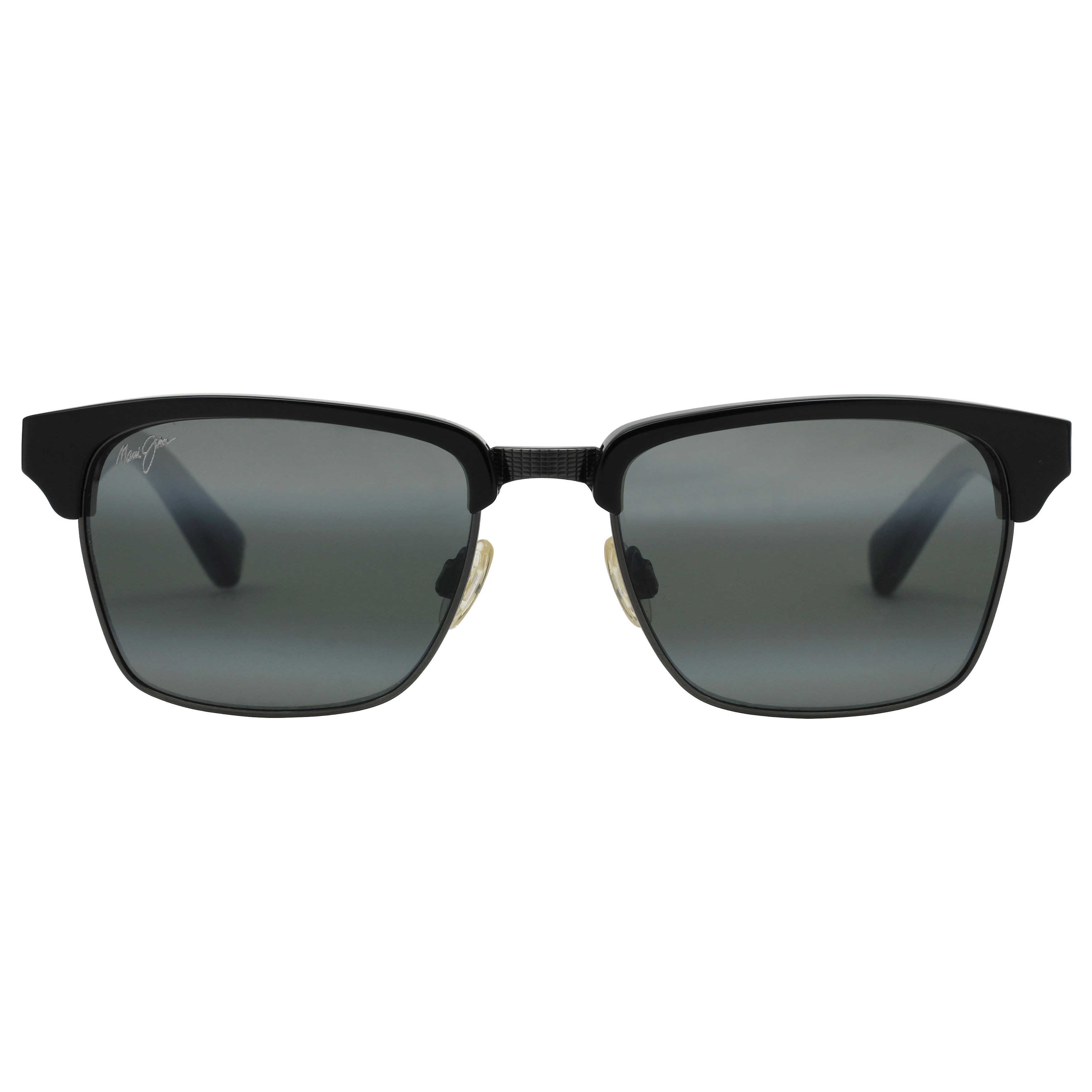 Maui Jim 257 Sunglass Black Male Full Shell Sunglass — Black frame