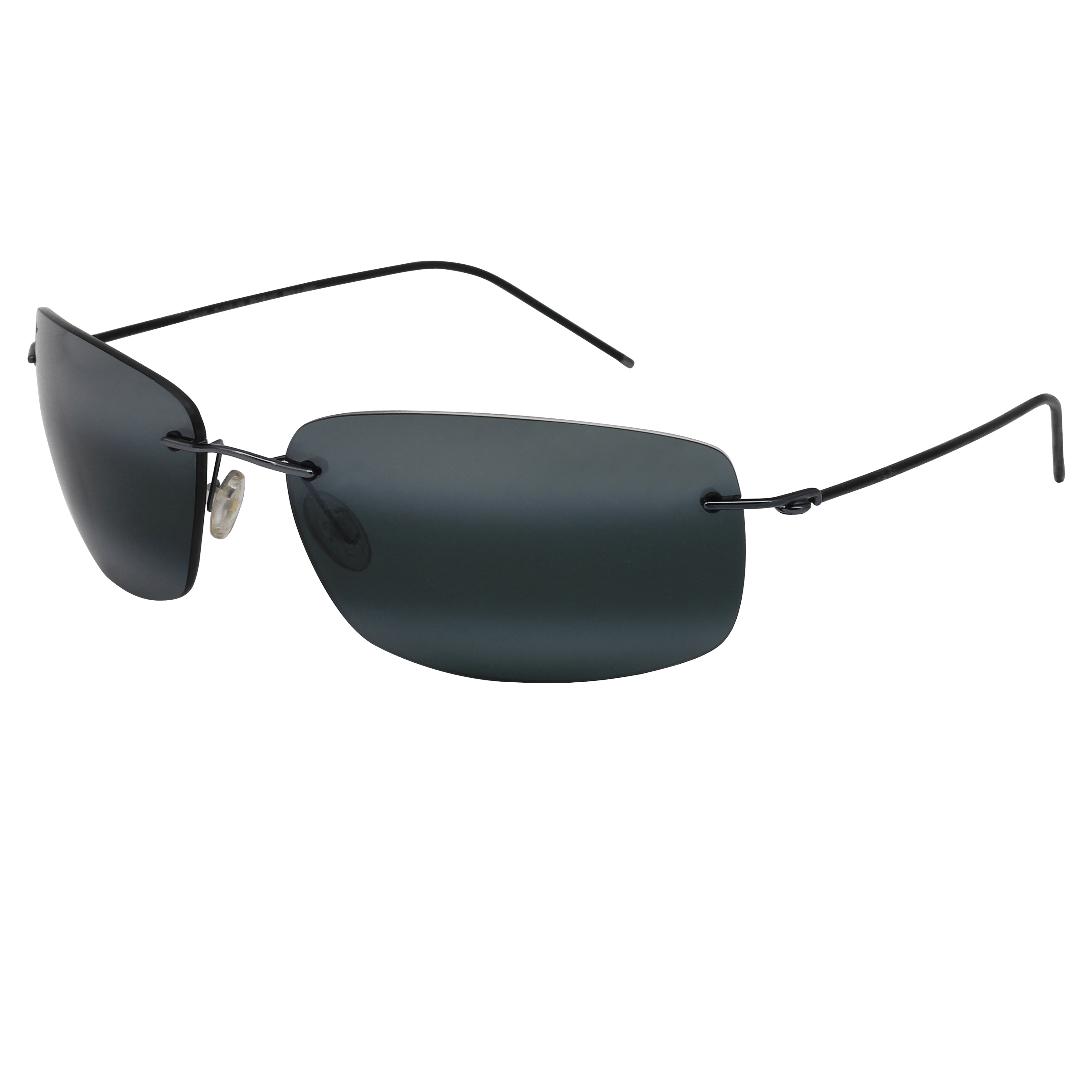 Maui Jim MJ-716 Sunglass Blue Male RimLess Metal — Blue frame