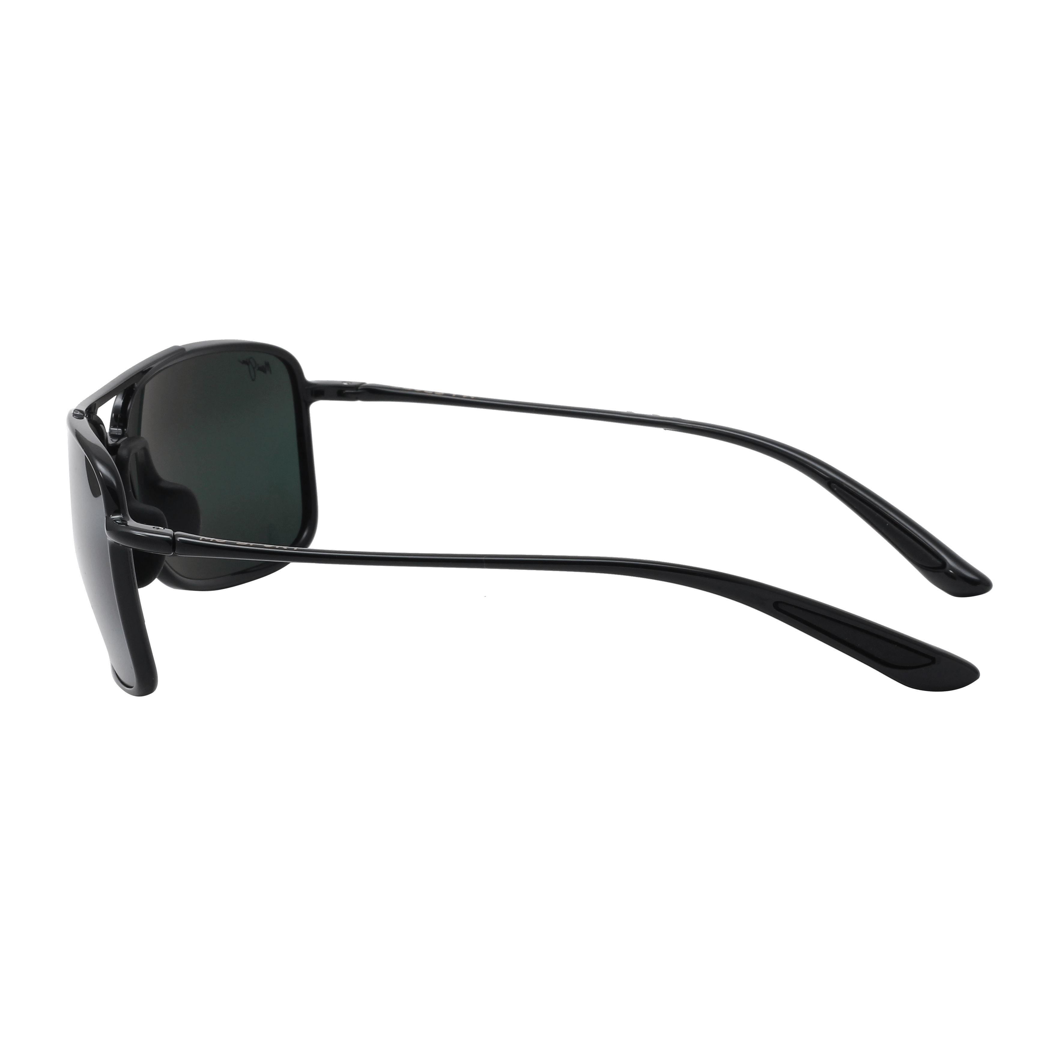 Maui Jim MJ-437 Sunglass Black Male Full Shell Sunglass — view 3