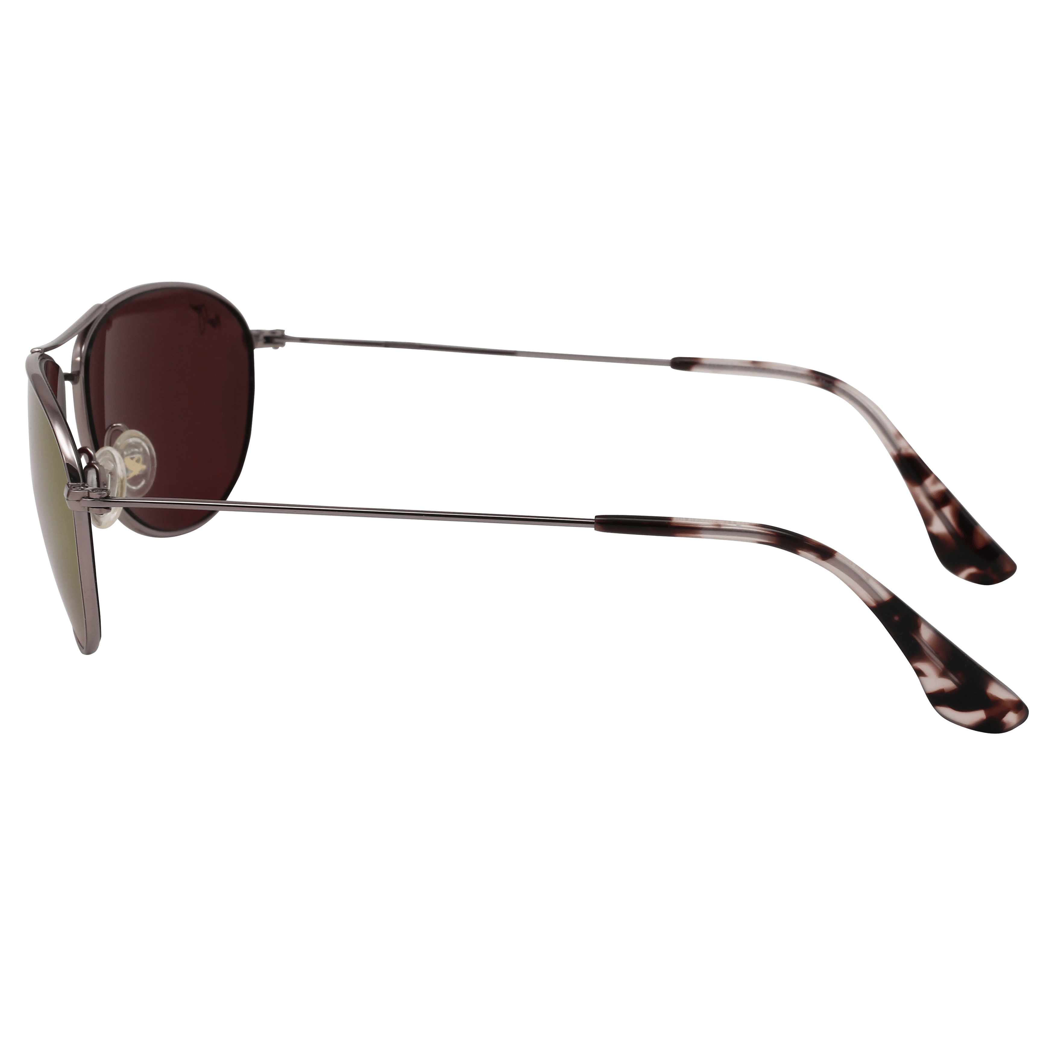 Maui Jim MJ P245 Sunglass Brown Male Full Metal Sunglass — Brown frame — view 3
