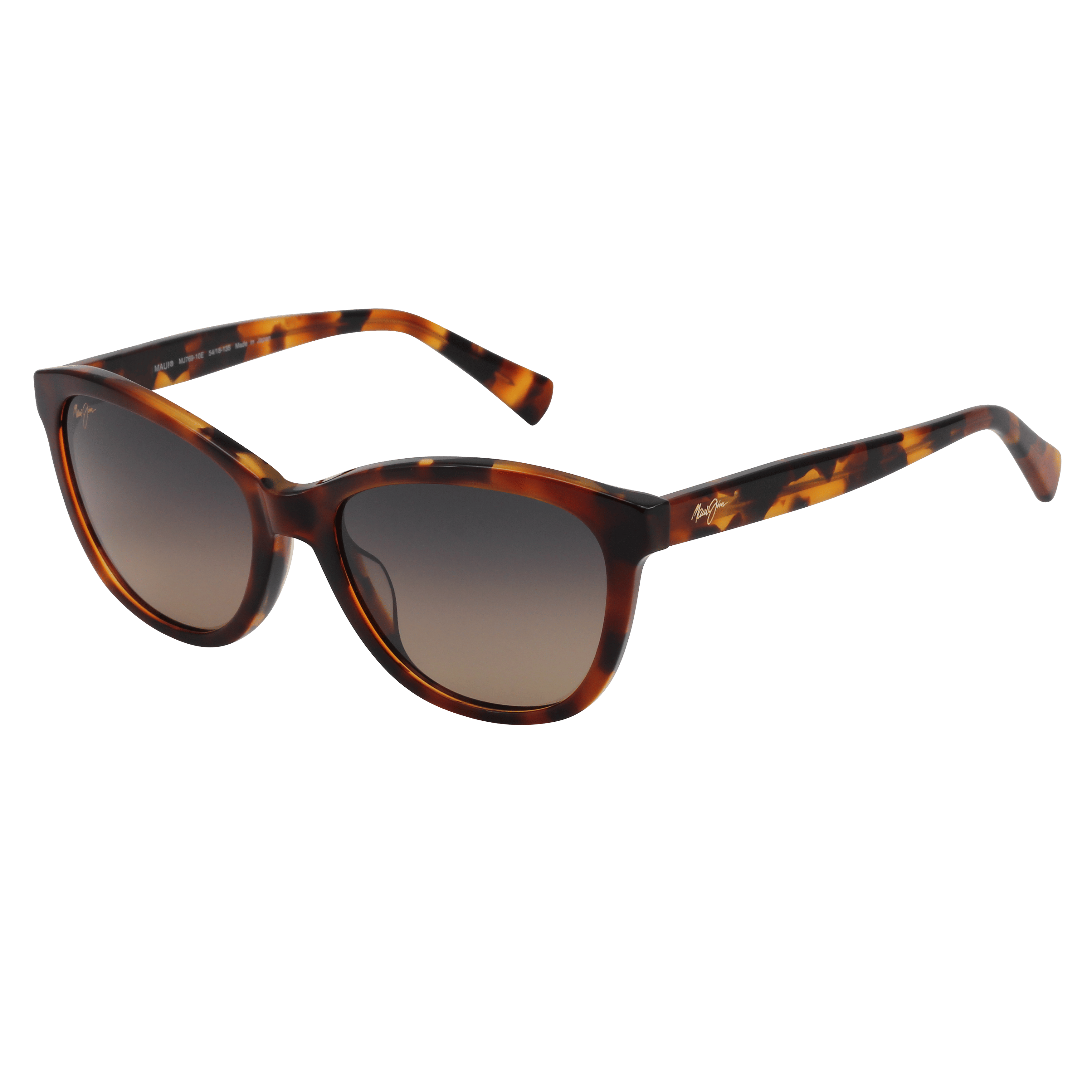 Maui Jim MJ-HS769 Sunglass Brown Female Full Shell Sunglass — Brown frame — alternate view