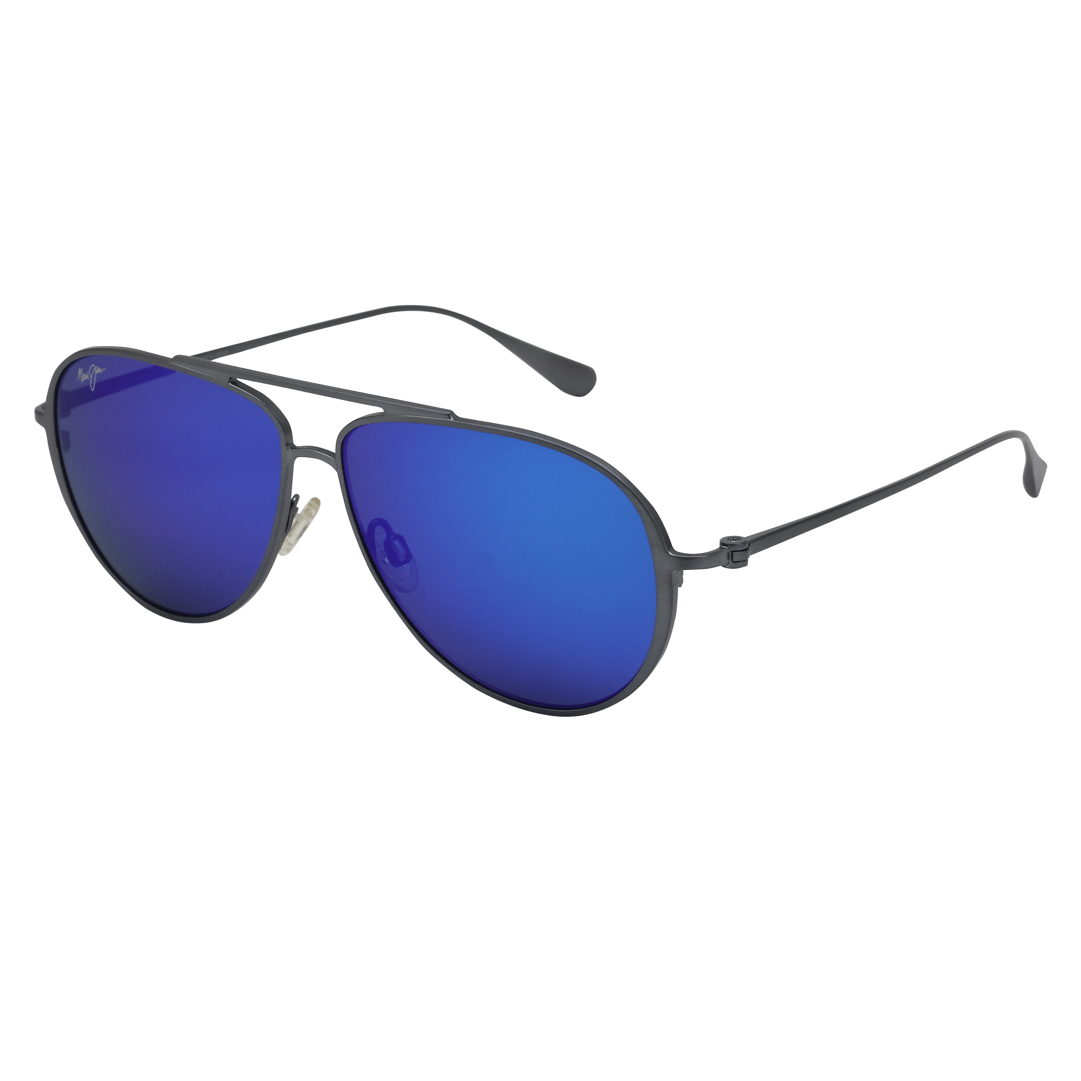 Maui Jim MJ-B543 Sunglass Grey Male Full Metal Sunglass — Grey frame — alternate view