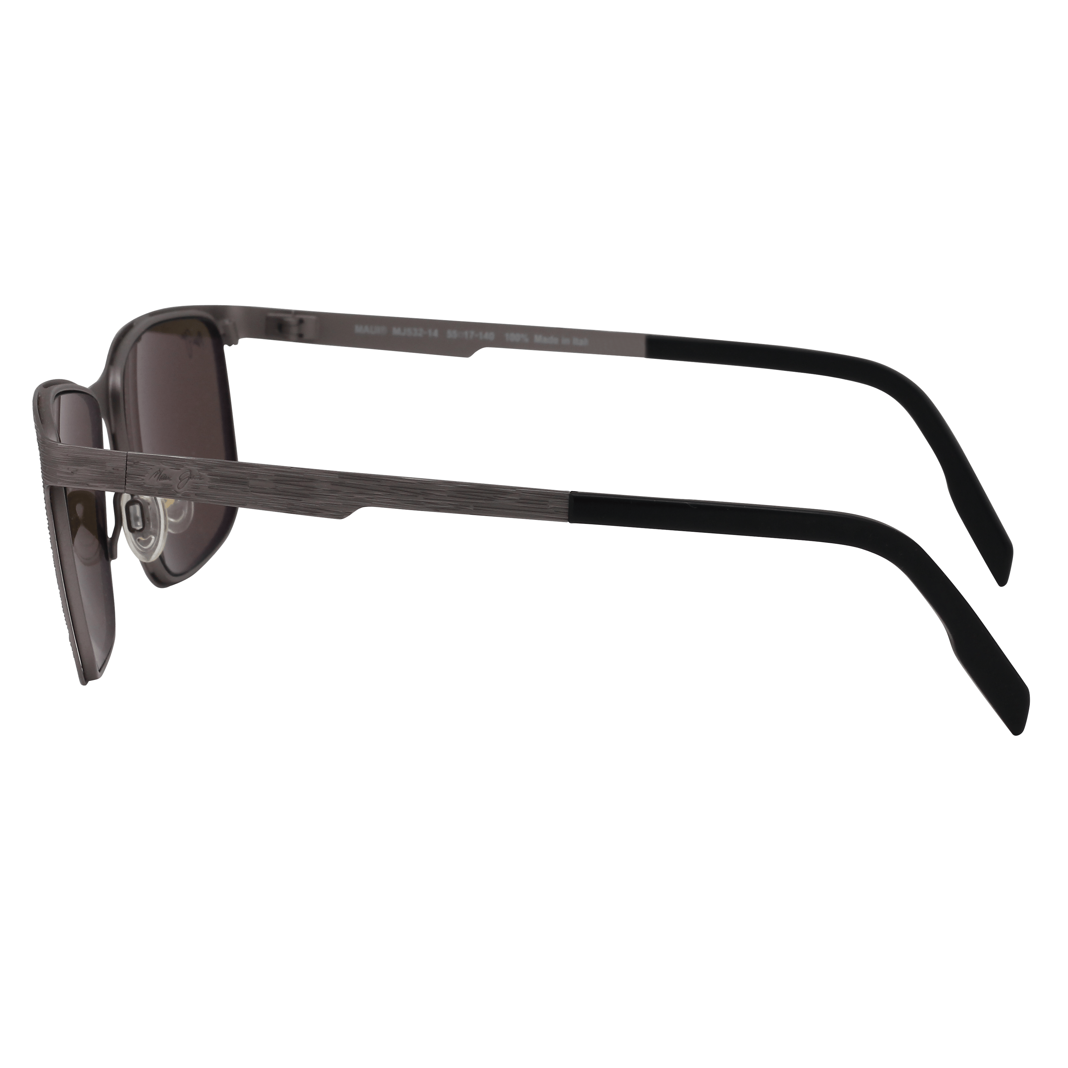 Maui Jim MJ-B532 Sunglass Grey Male Full Metal Sunglass — Grey frame — view 3