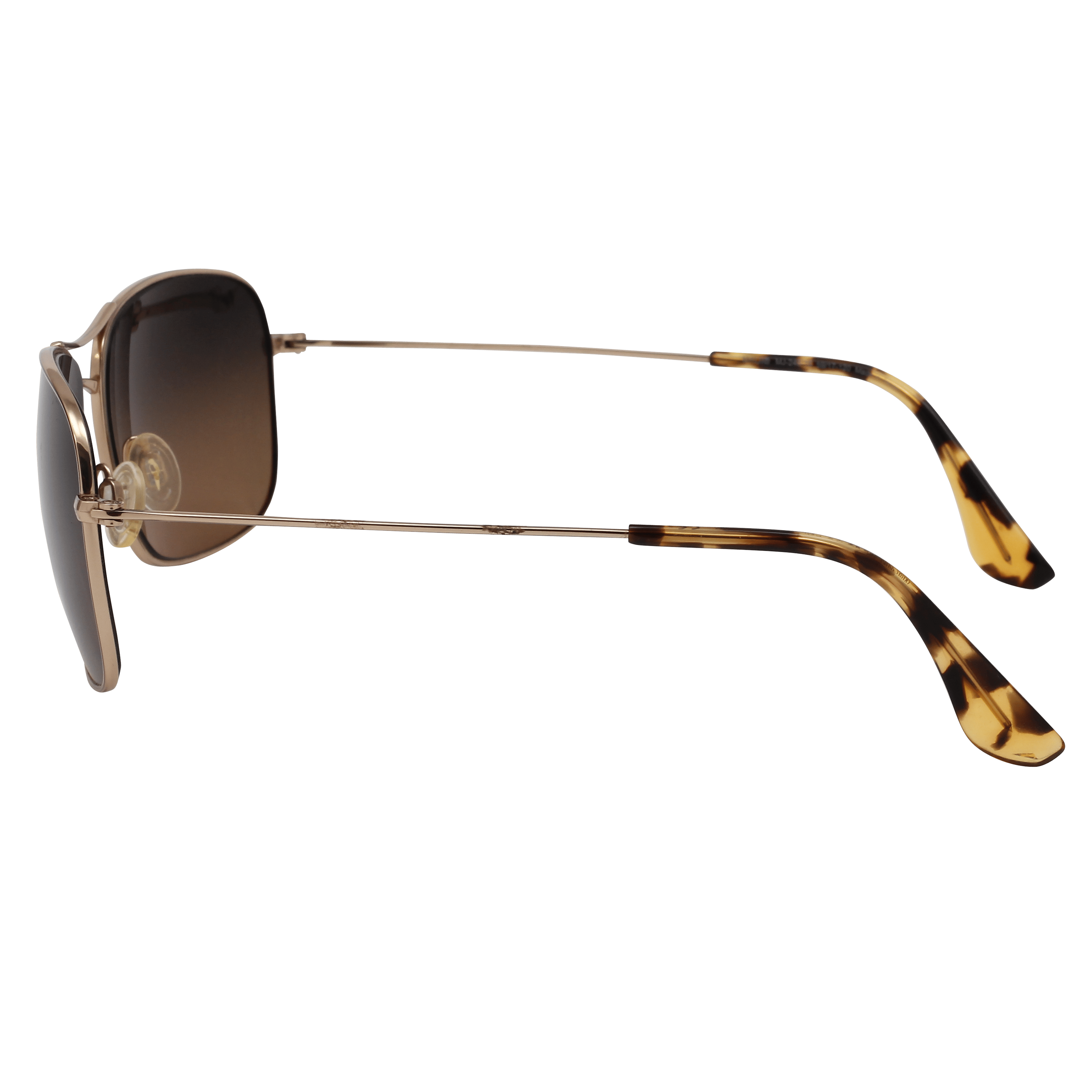 Maui Jim HS246 Sunglass Gold Male Full Titanium Sunglass — Gold frame — view 3