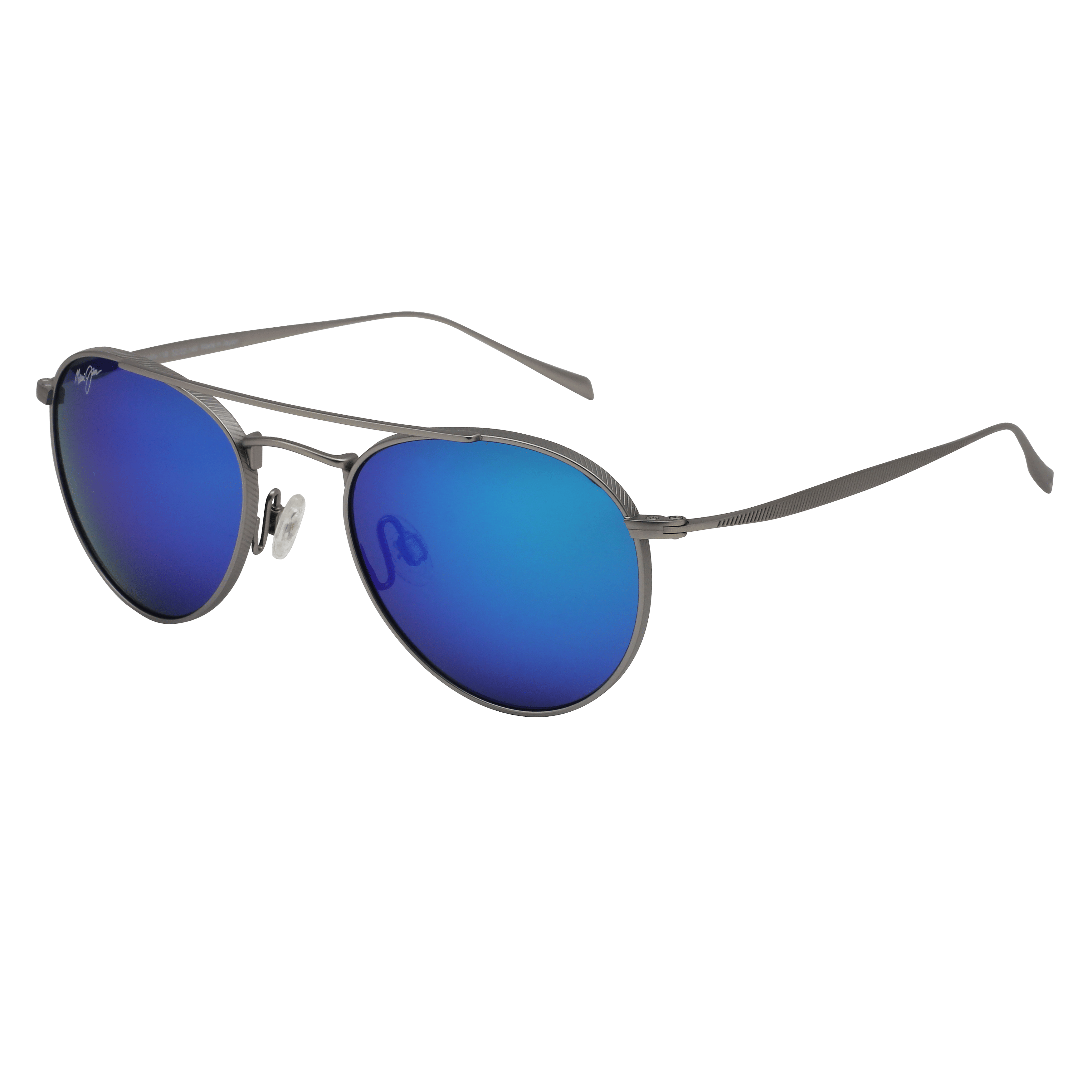 Maui Jim MJ-548 Sunglass Grey Unisex Full Titanium Sunglass — Grey frame — alternate view