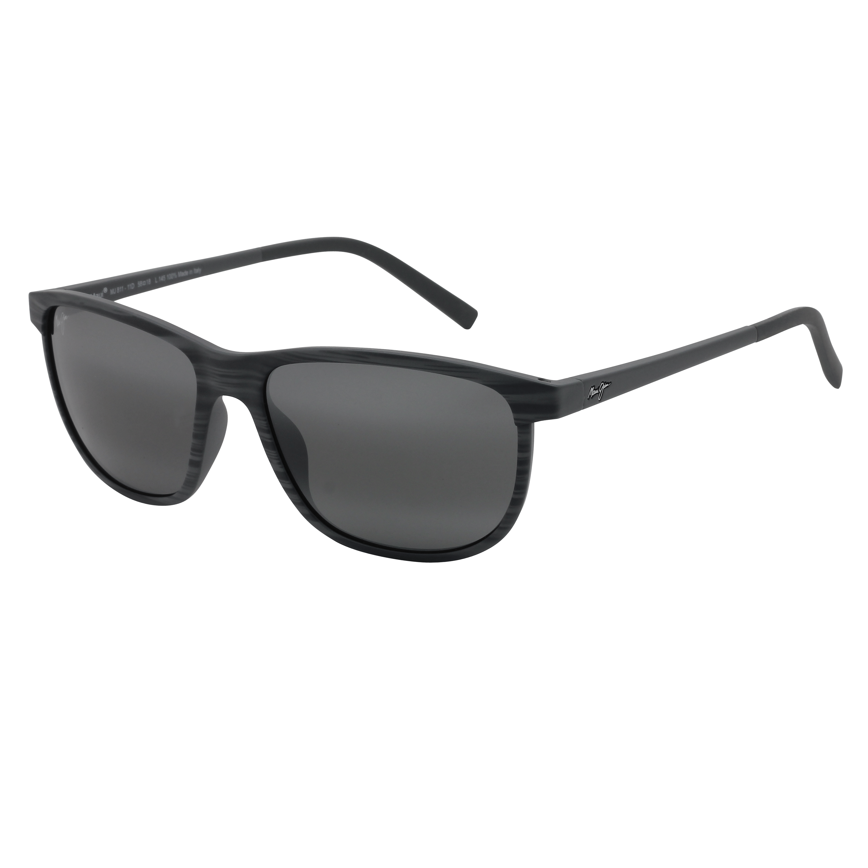Maui Jim MJ-811 Sunglass Grey Male Full Shell Sunglass — Grey frame — alternate view