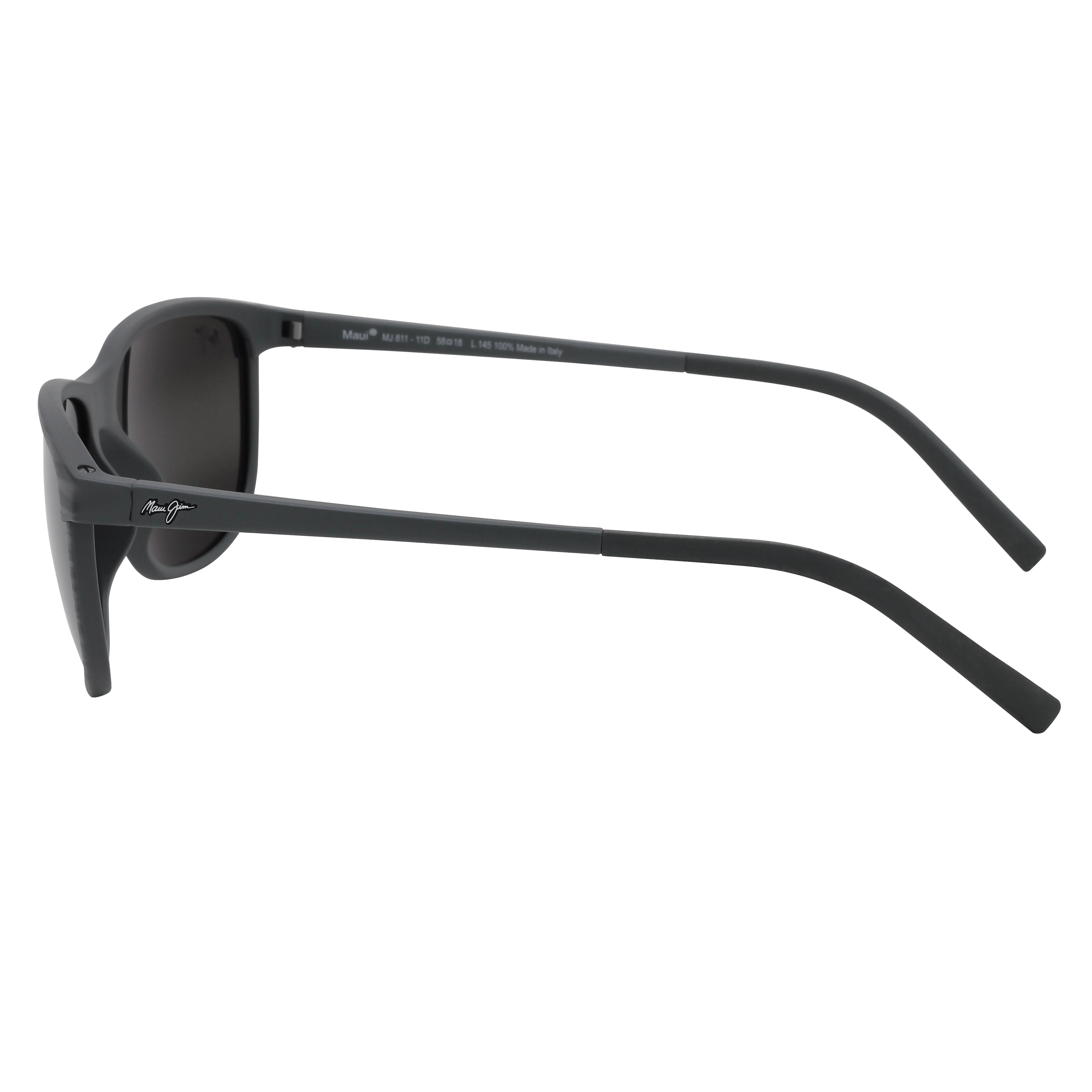 Maui Jim MJ-811 Sunglass Grey Male Full Shell Sunglass — Grey frame — view 3