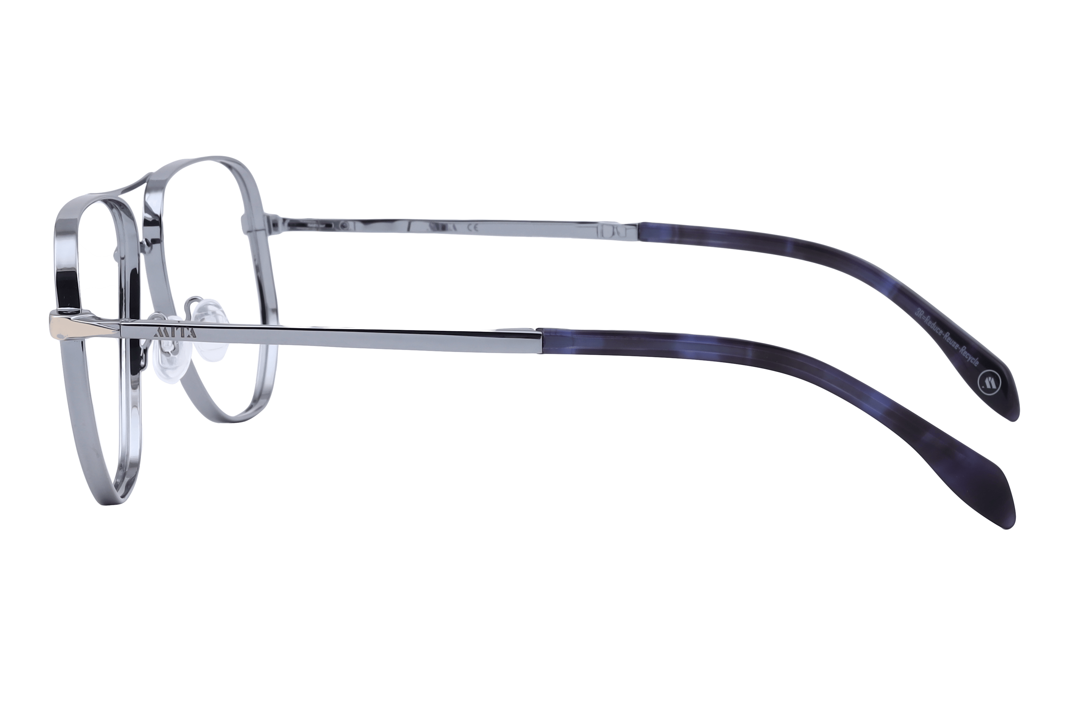 Mita MIO1011 Frame Gun Metal Male Full Metal Frame — Gun Metal frame — view 3
