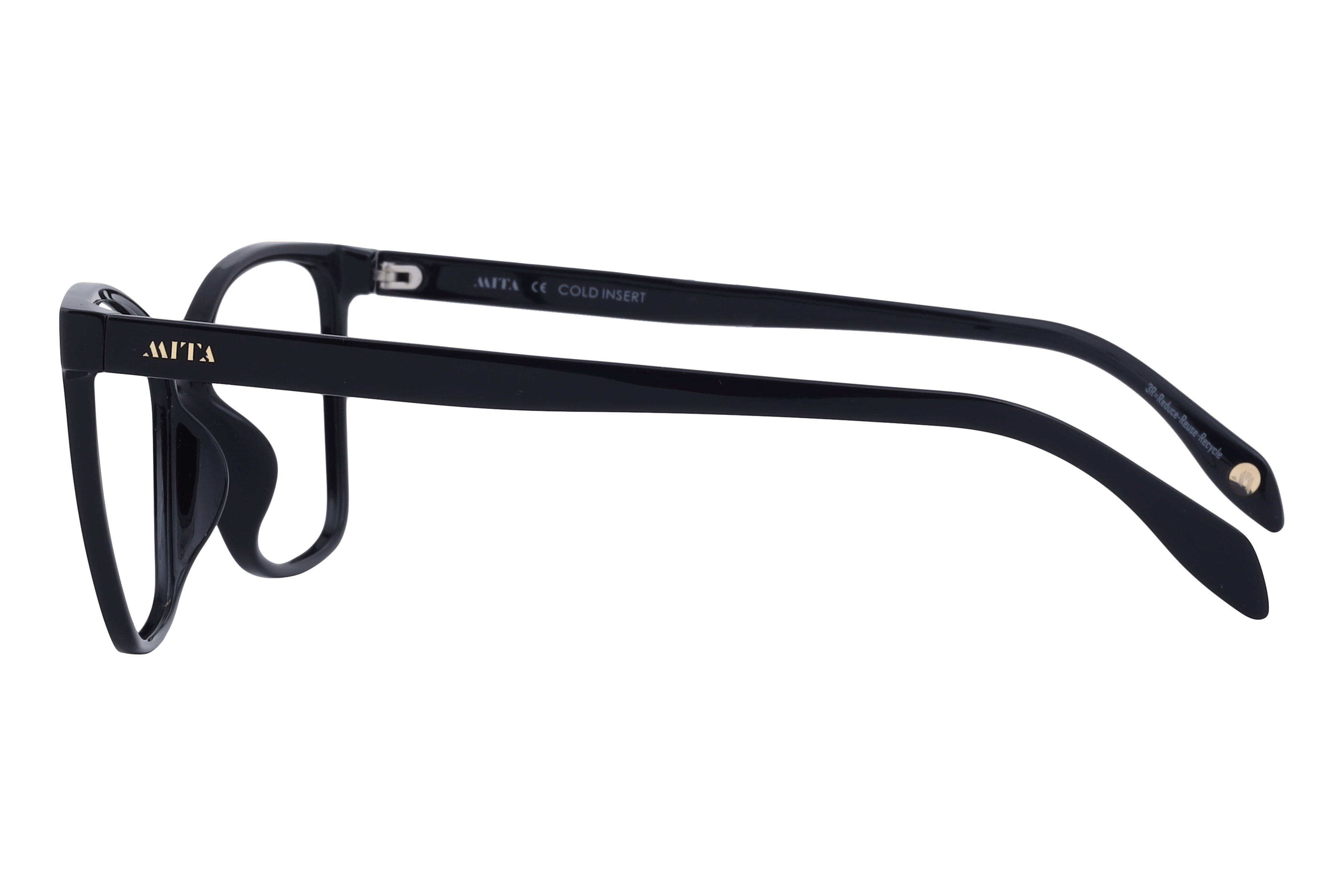 Mita MIO1024 Frame Black Female Full Shell Frame — Black frame — view 3
