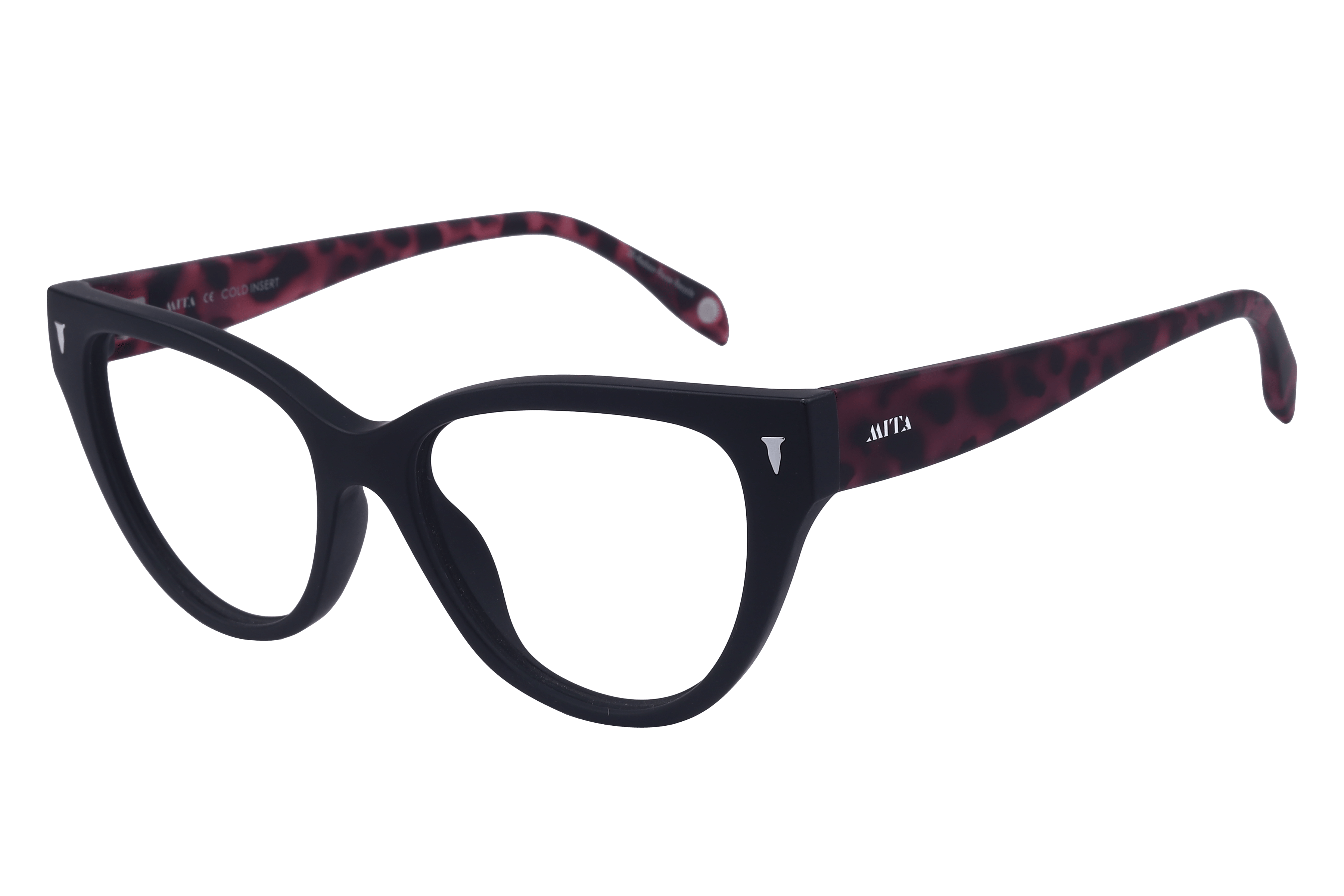 Mita MIO1022 Frame Matt Black Female Full Shell Frame — Matt Black frame — alternate view