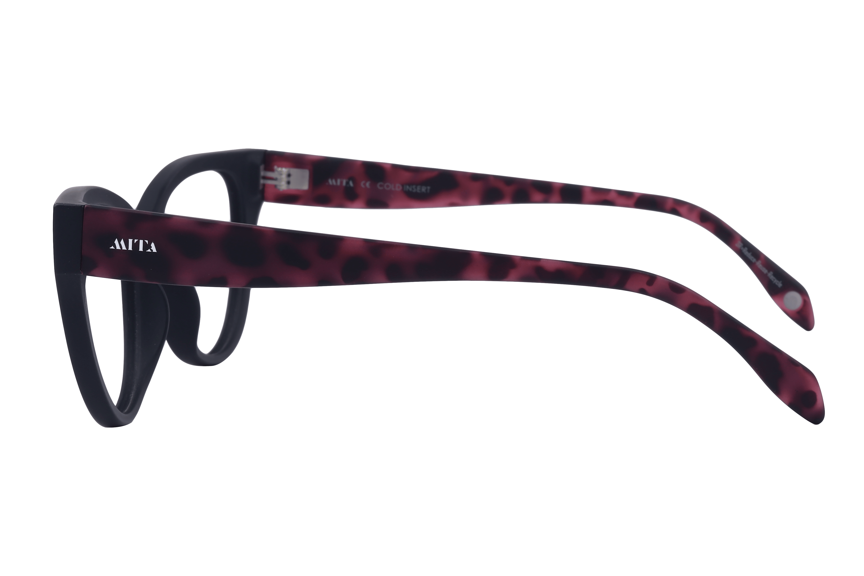 Mita MIO1022 Frame Matt Black Female Full Shell Frame — Matt Black frame — view 3