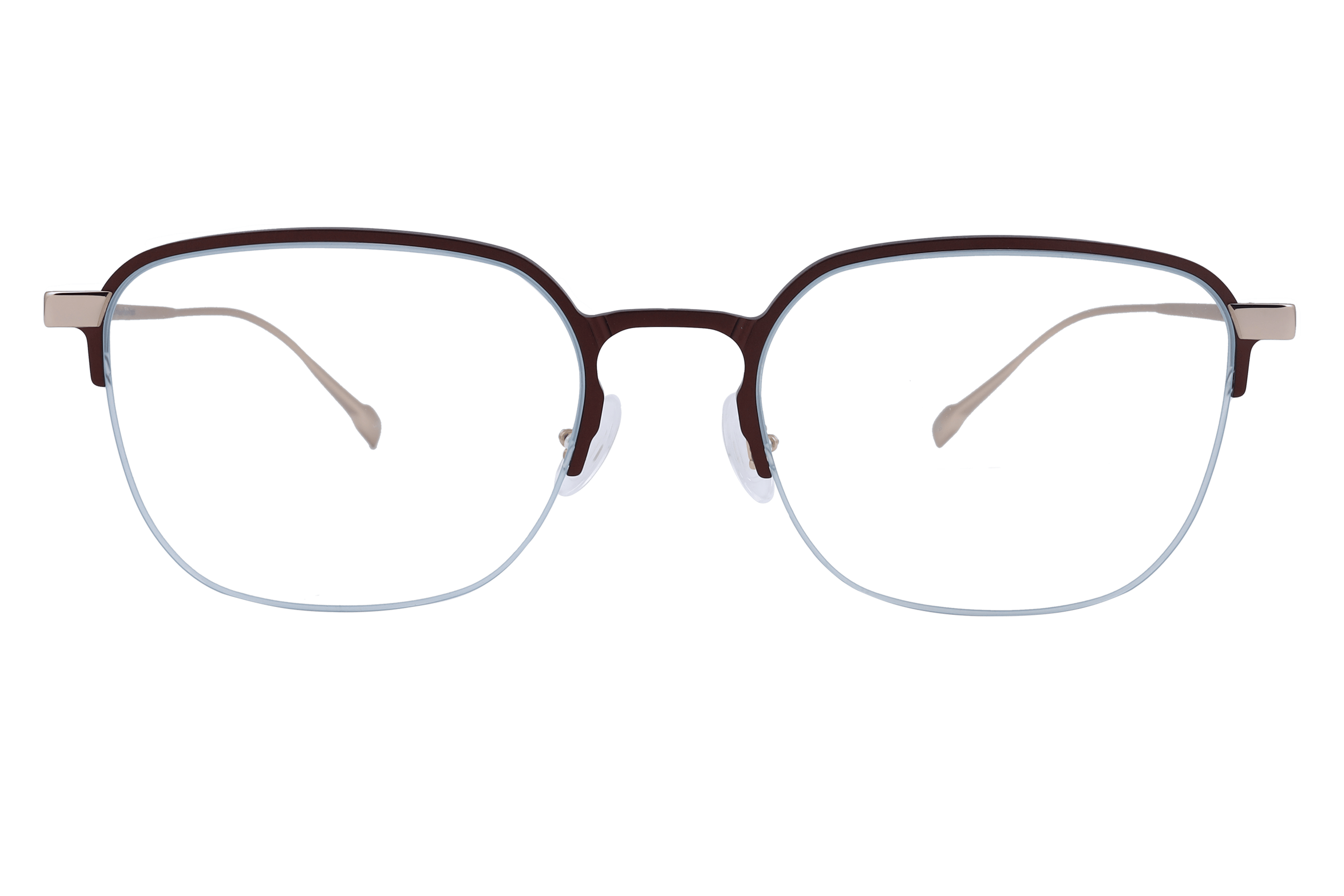 Mita MIO1017 Frame Brown Male Supra Metal Frame — Brown frame