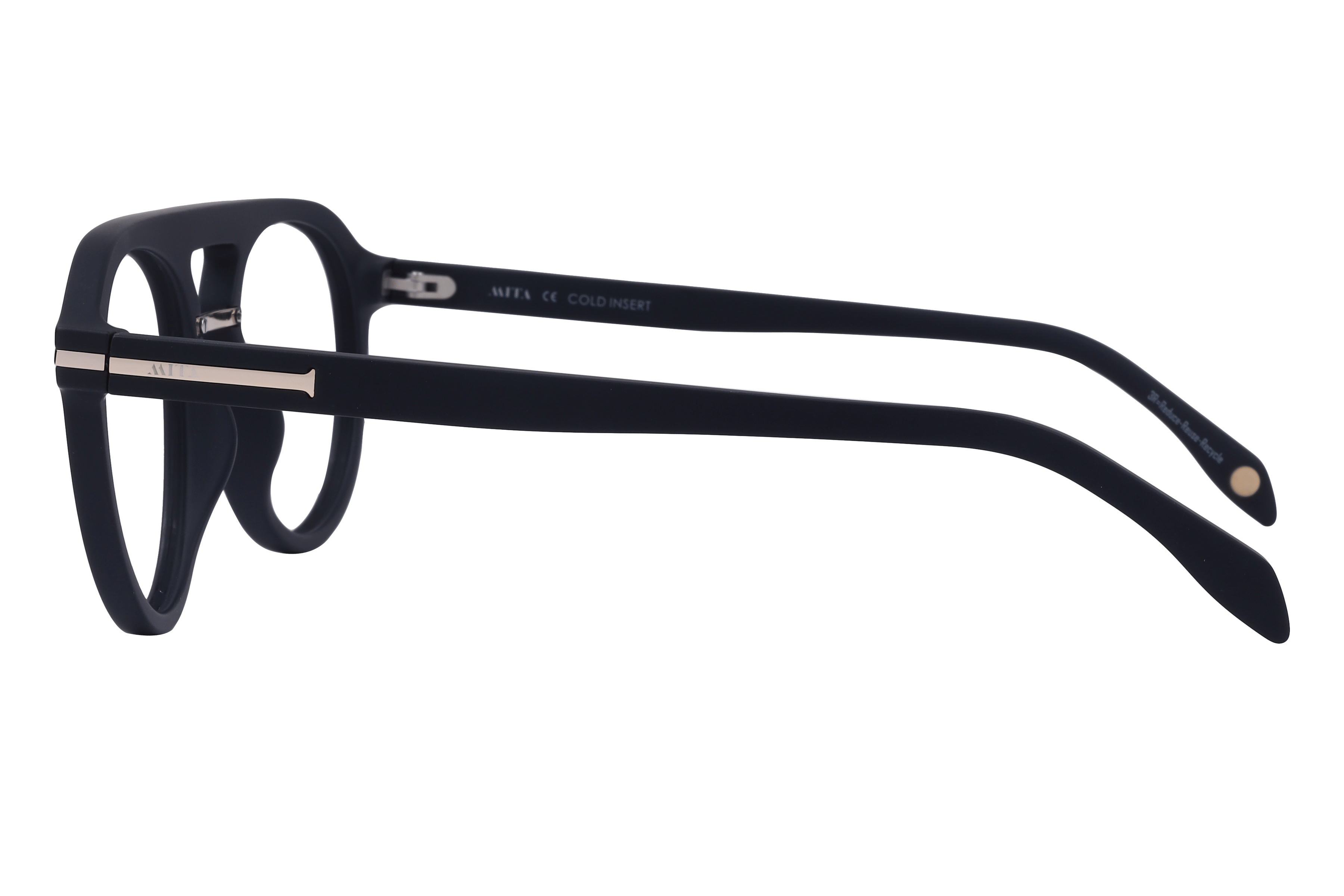 Mita MIO1021 Frame Matt Black Male Full Shell Frame — Matt Black frame — view 3