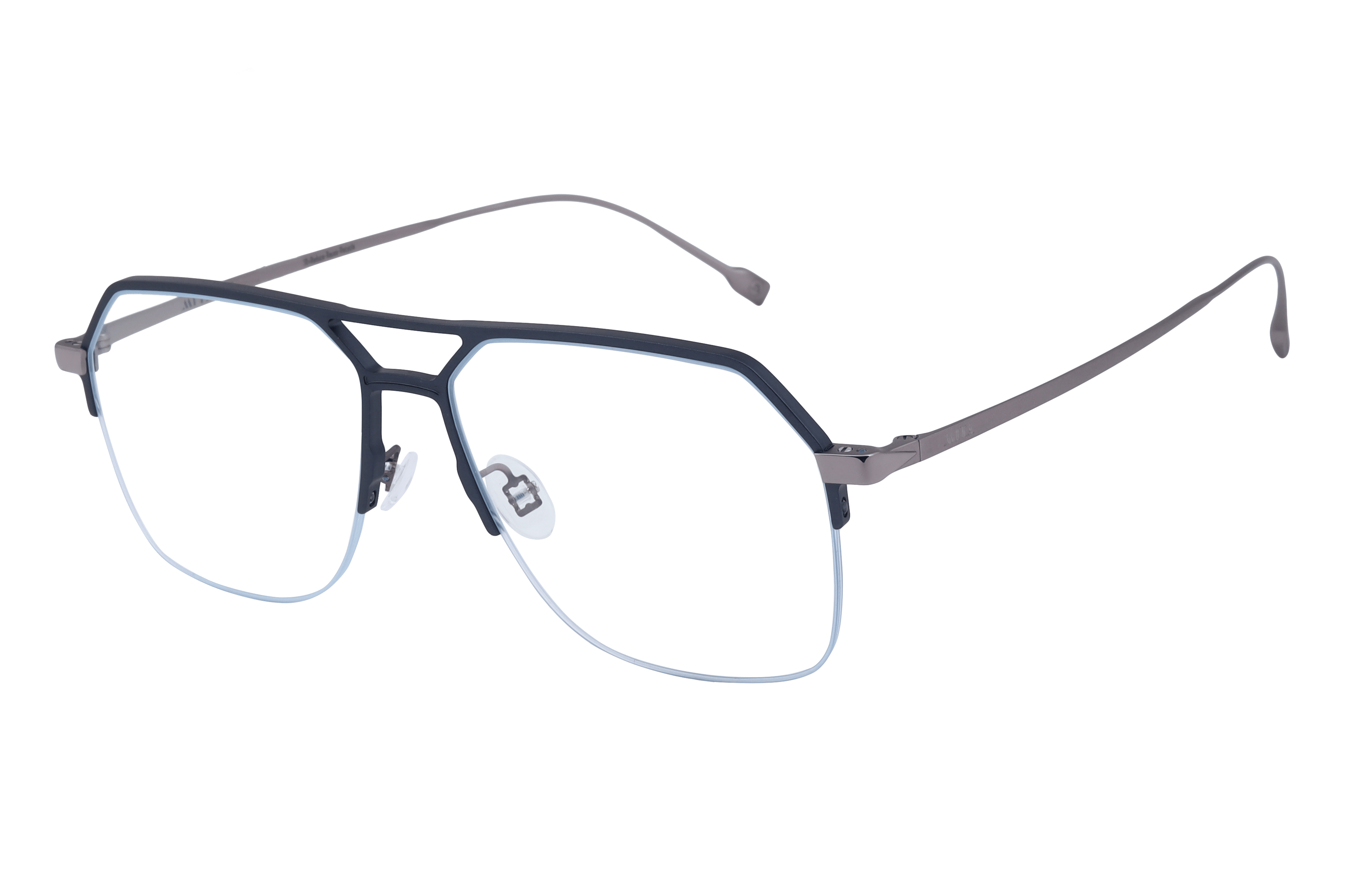 Mita MIO1019 Frame Blue Male Supra Metal Frame — Blue frame — alternate view