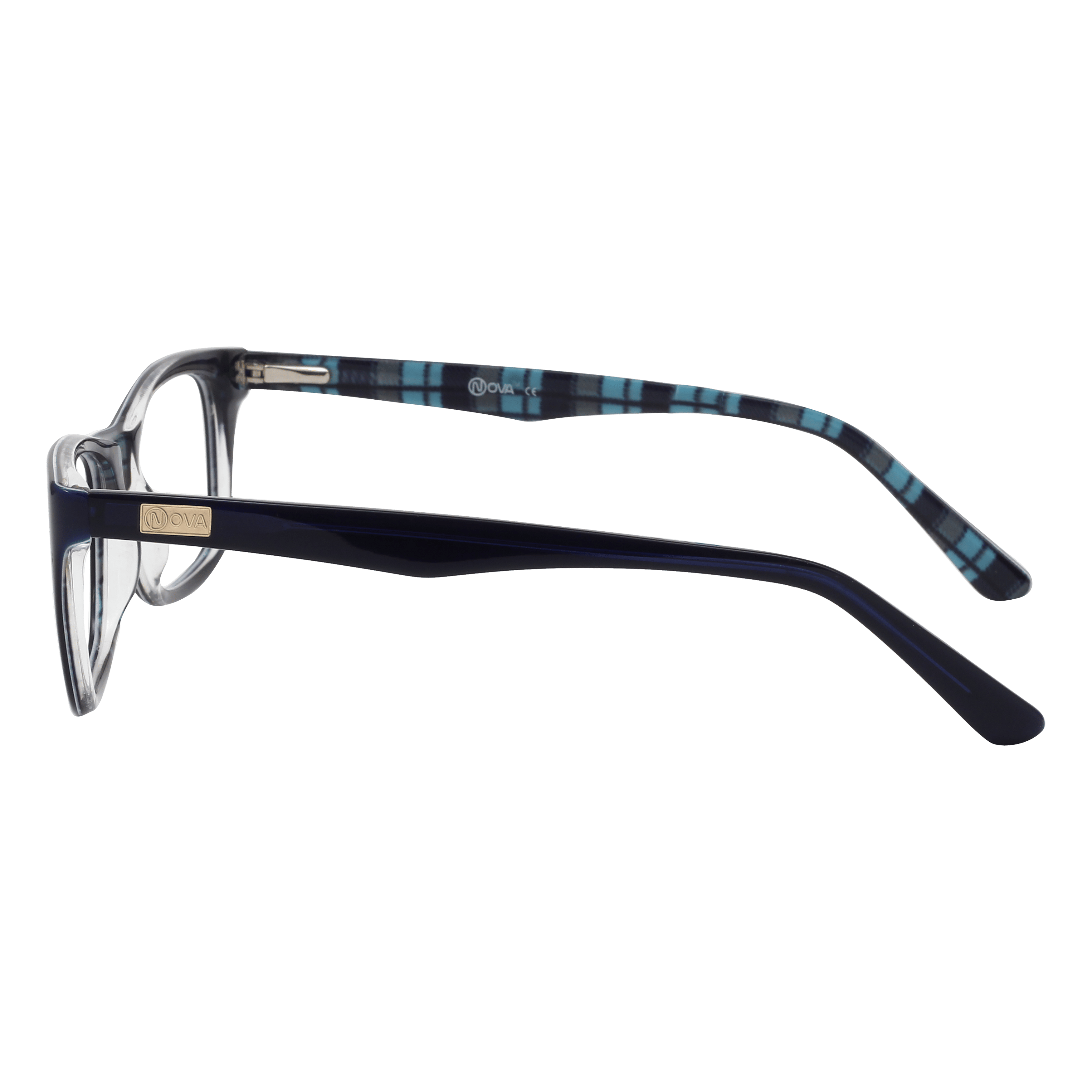 Nova NVF5017 Frame Blue Male Full Shell Frame — Blue frame — view 3